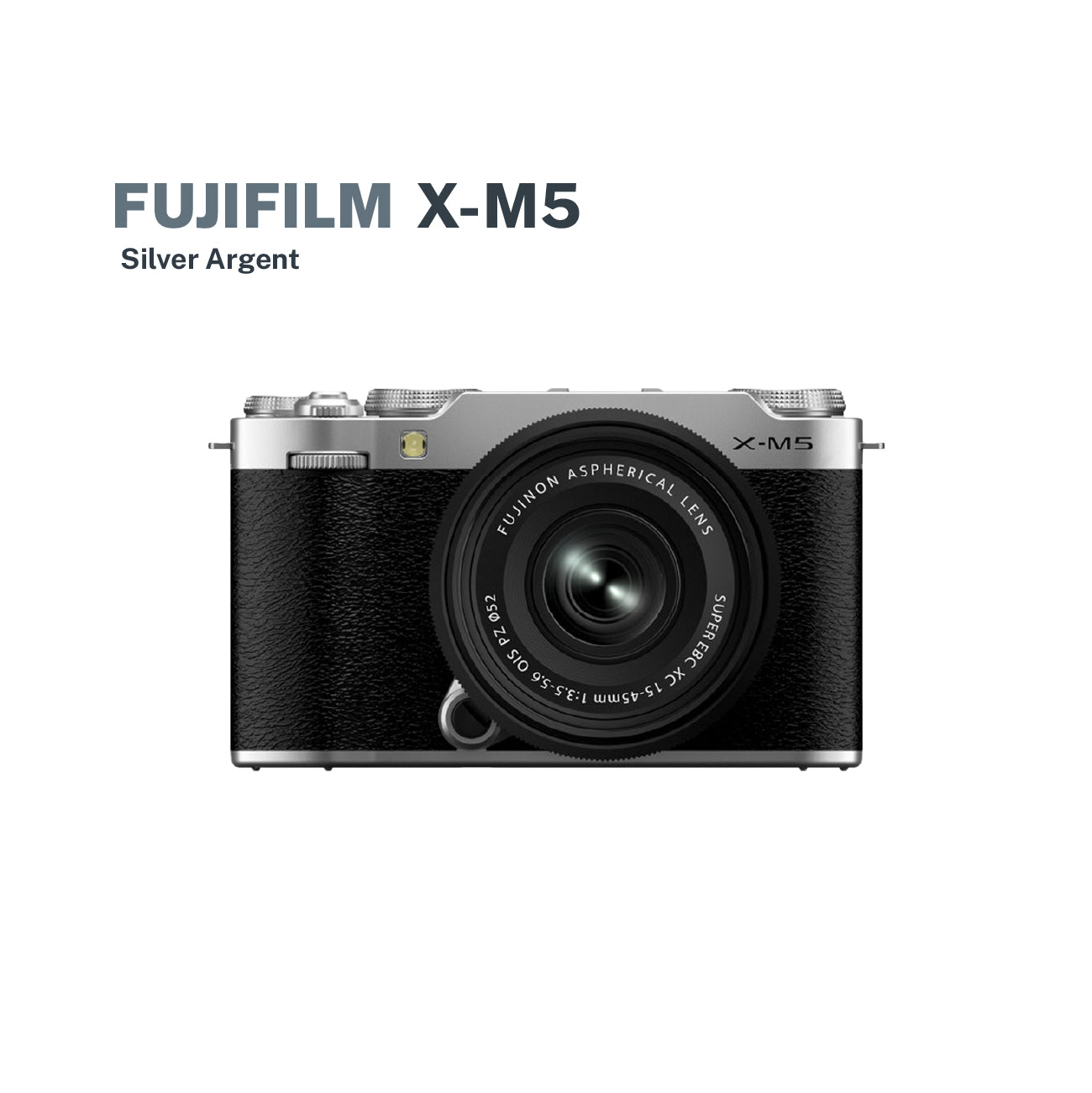 FUJIFILM X-M5 Mirrorless Camera (Silver Argent)