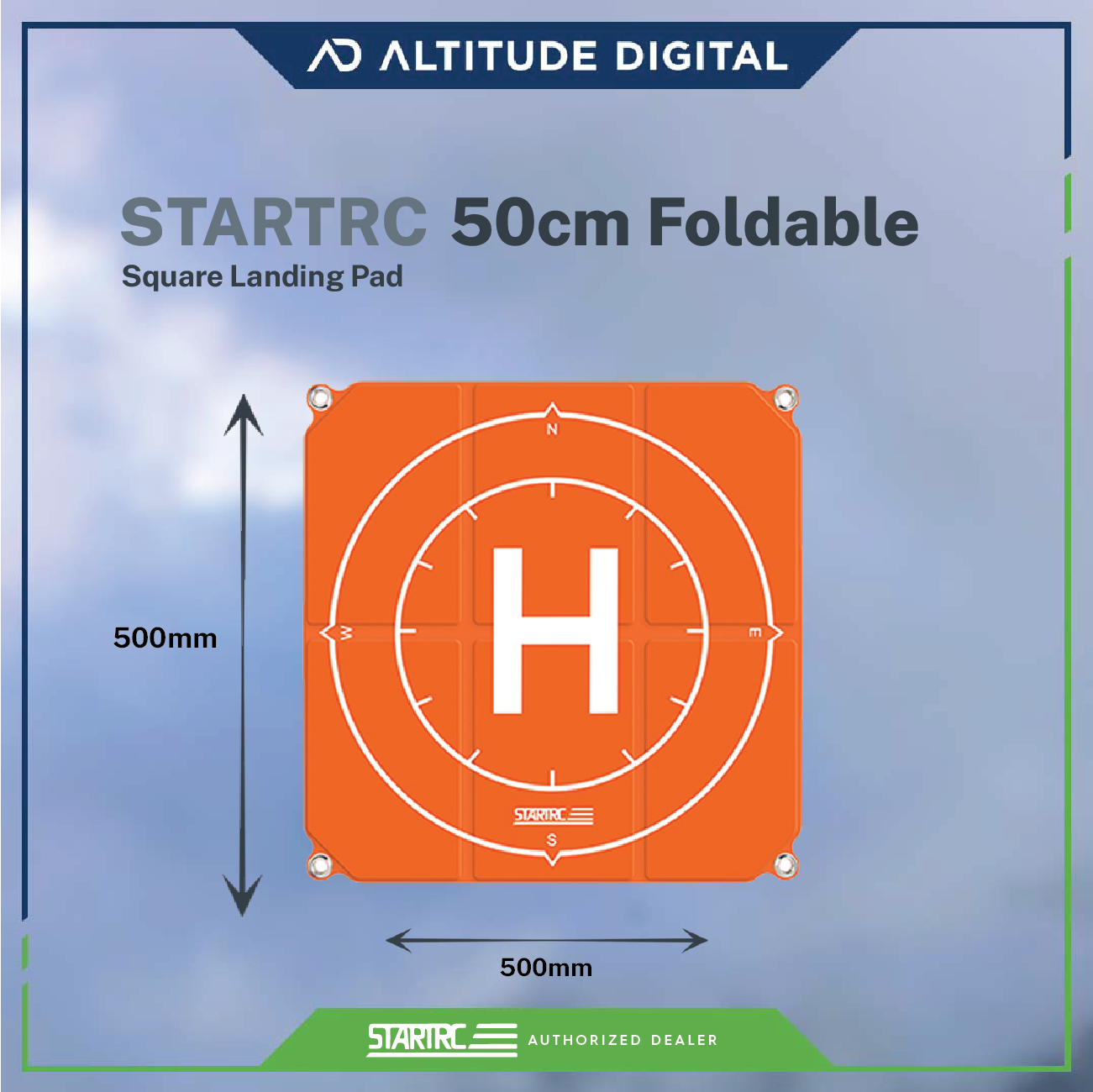Startrc 50cm Foldable Square Landing Pad
