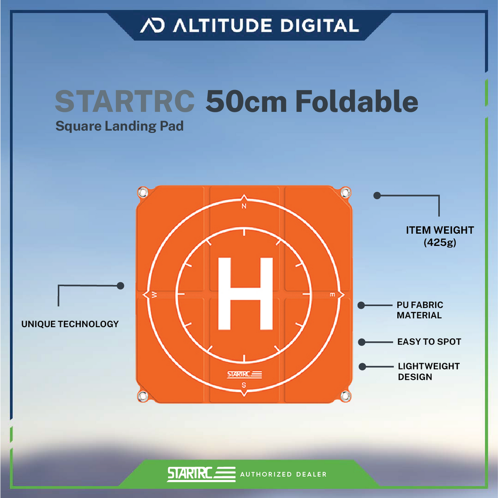Startrc 50cm Foldable Square Landing Pad