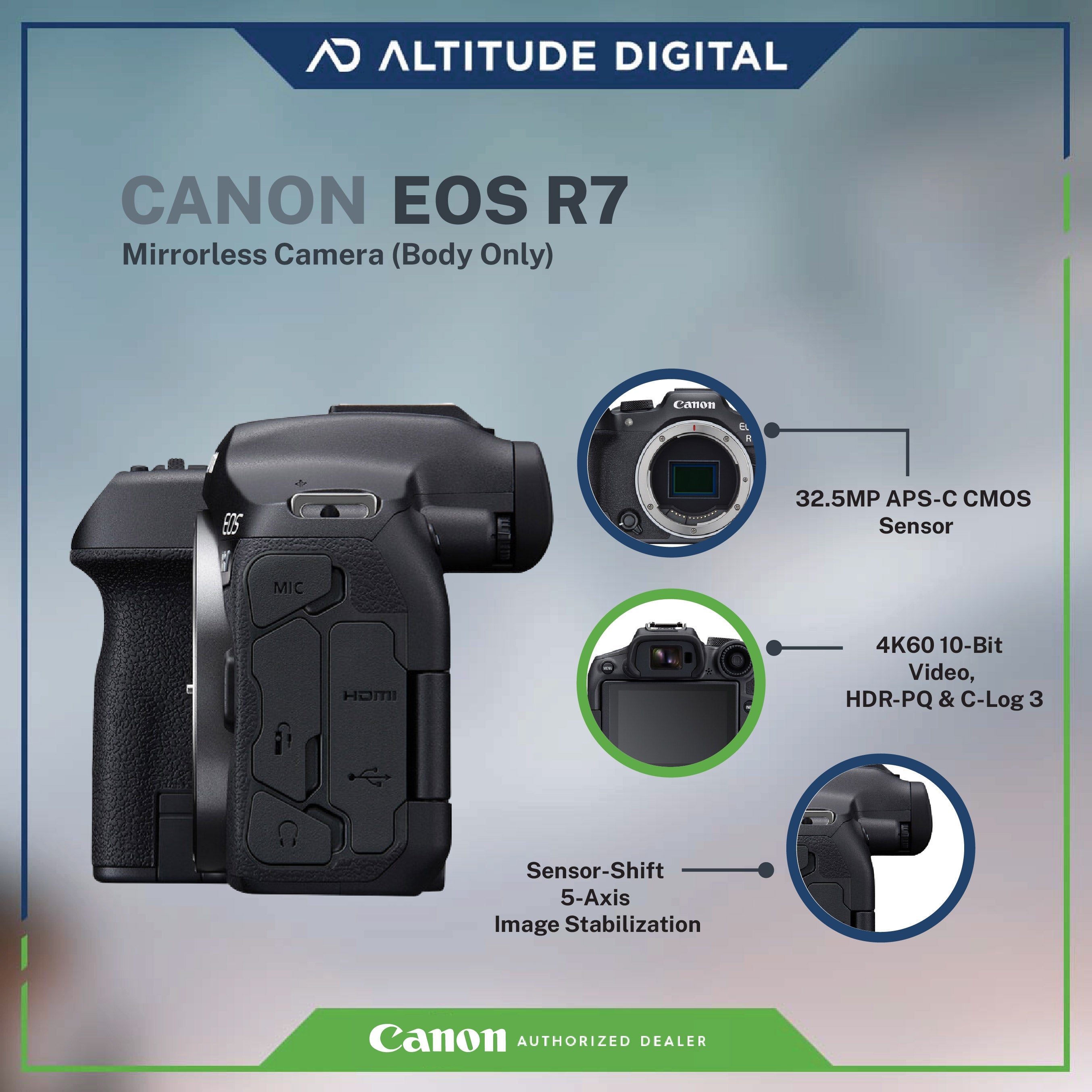 Canon EOS R7 Body Mirrorless Camera