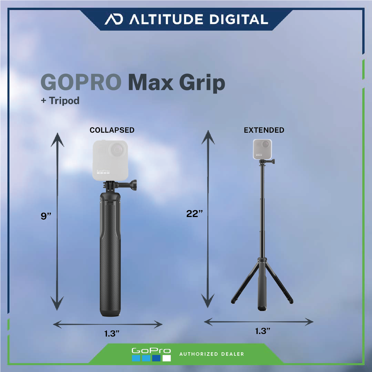 GoPro Max Grip + Tripod