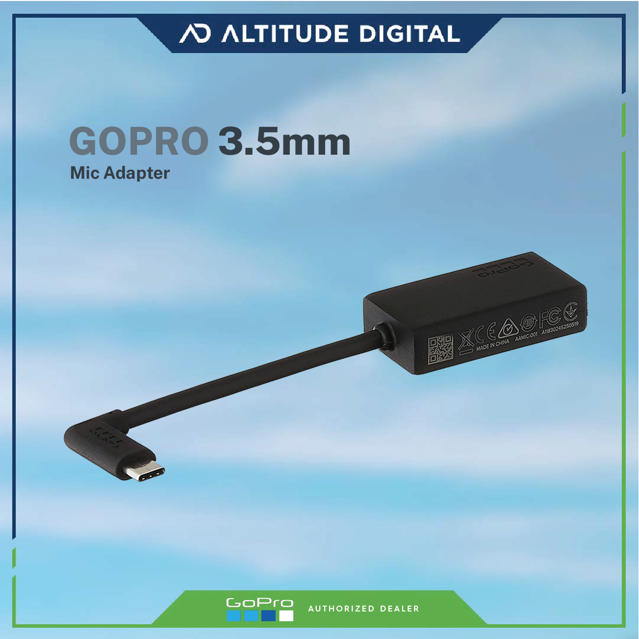 GoPro Pro 3.5mm Mic Adapter