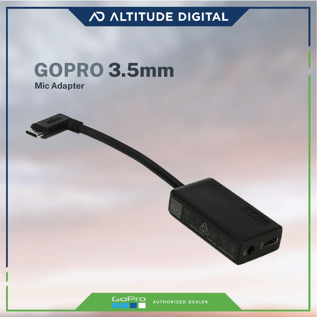 GoPro Pro 3.5mm Mic Adapter