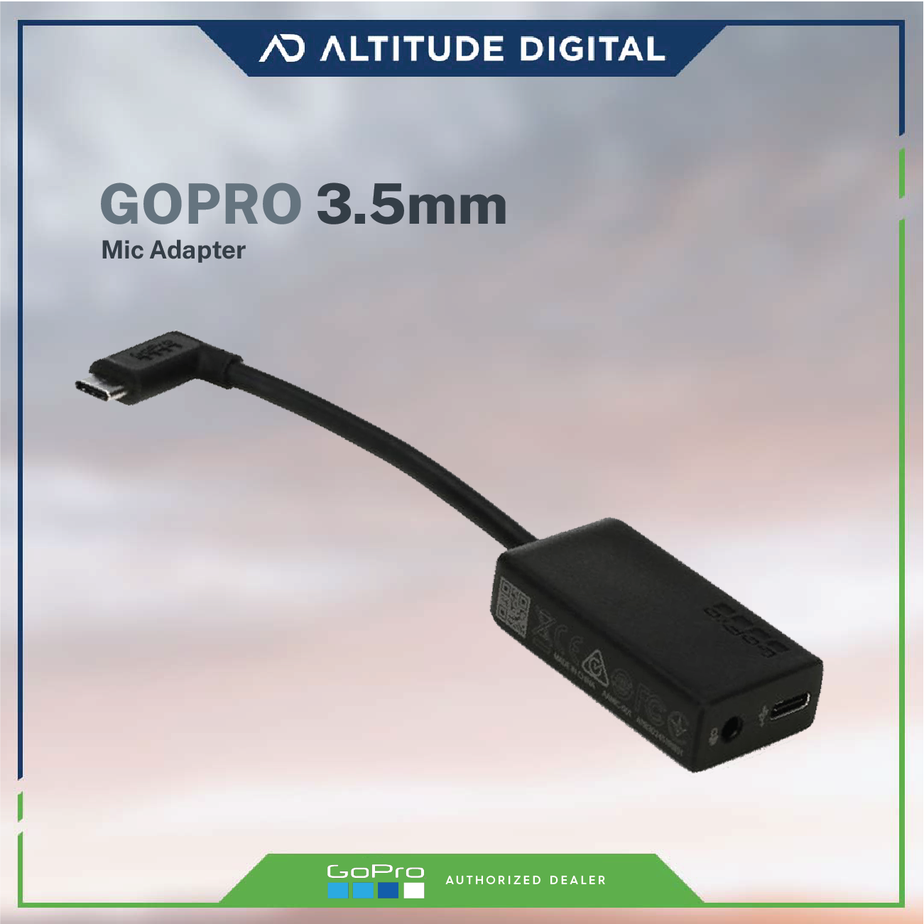 GoPro Pro 3.5mm Mic Adapter
