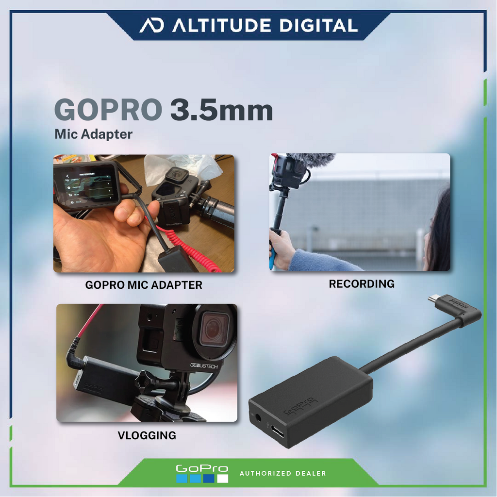 GoPro Pro 3.5mm Mic Adapter