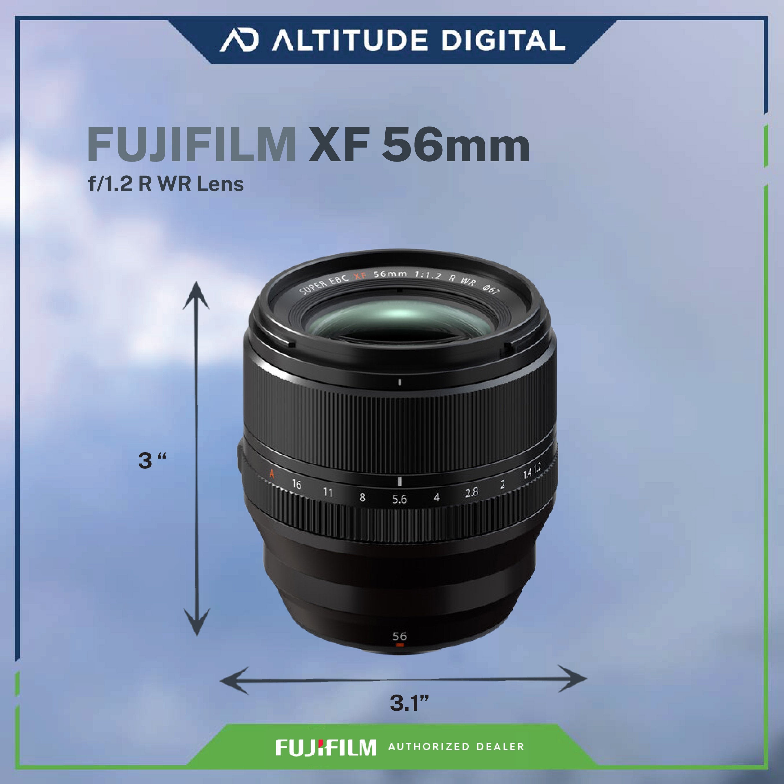FUJIFILM XF 56mm f/1.2 R WR Lens