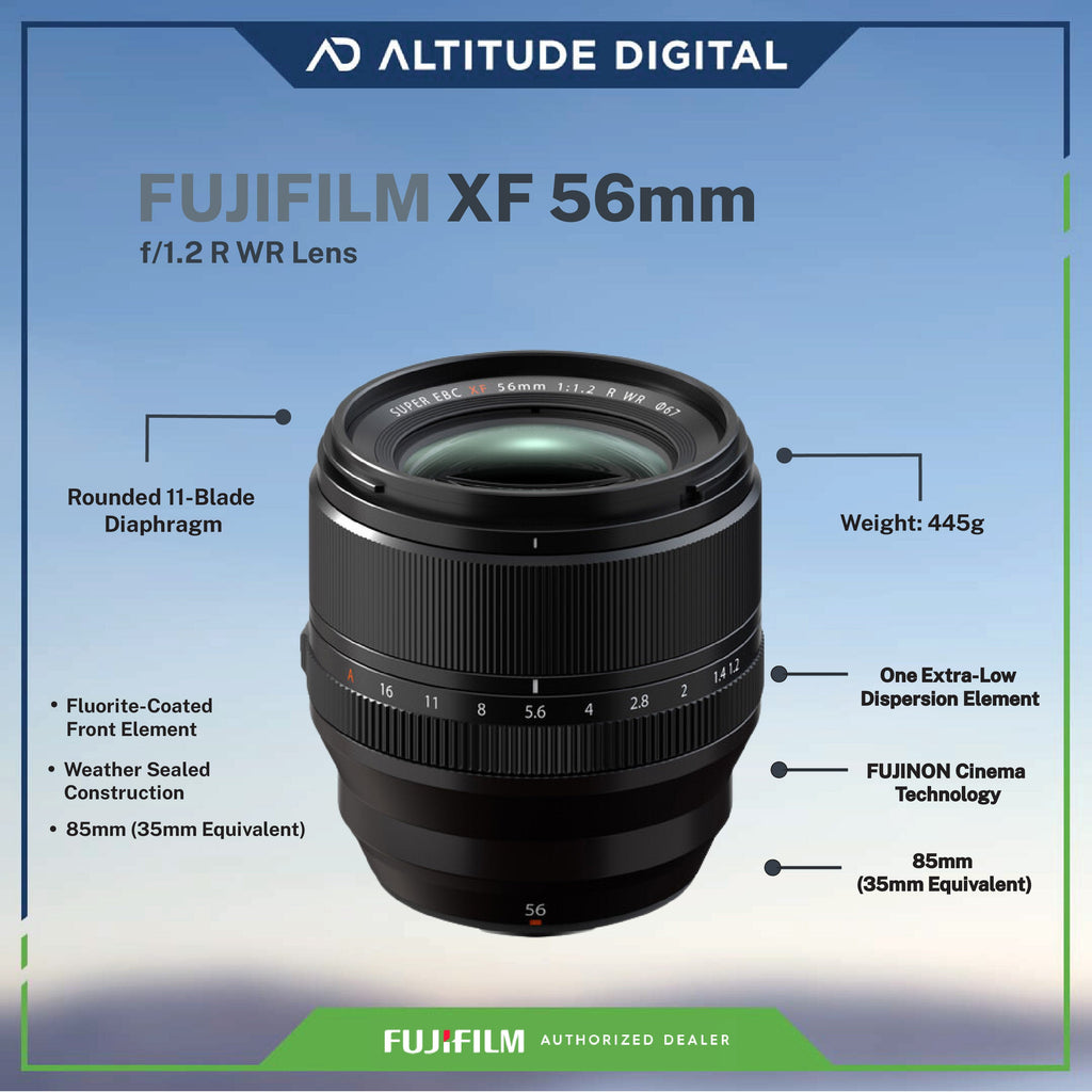 FUJIFILM XF 56mm f/1.2 R WR Lens