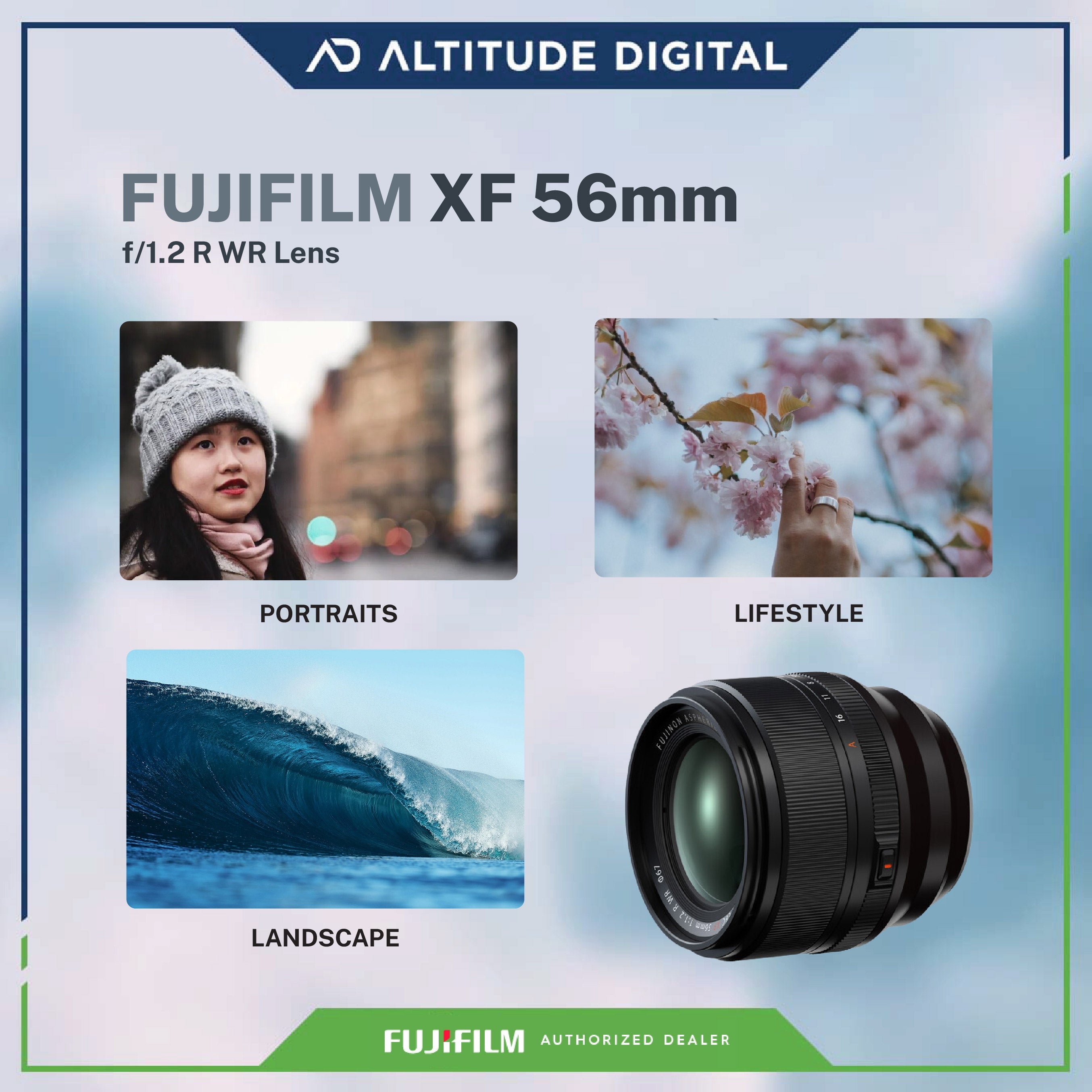 FUJIFILM XF 56mm f/1.2 R WR Lens