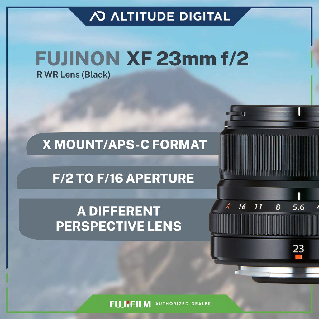 FUJINON XF 23mm F2 R WR