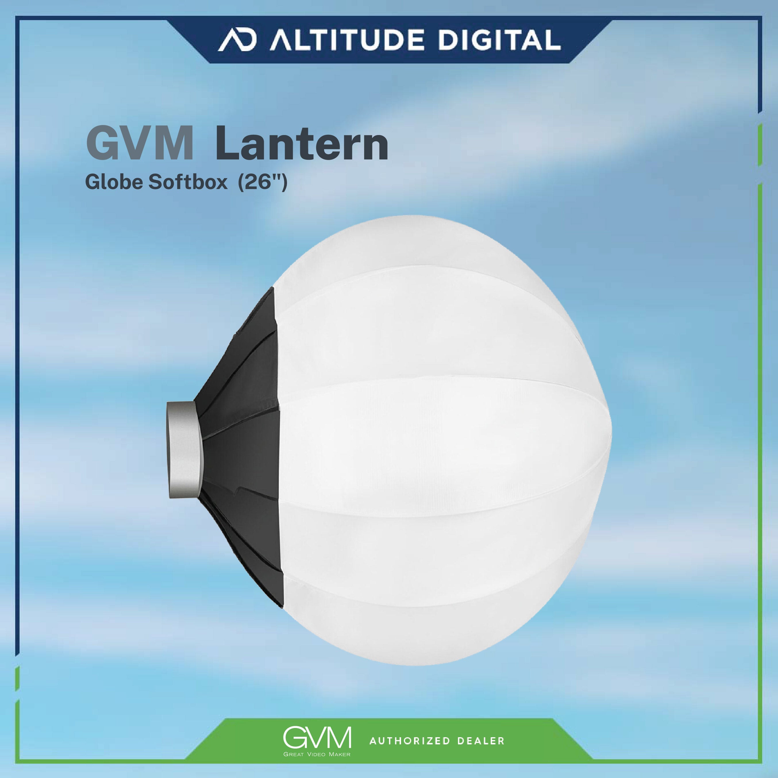 GVM Lantern Globe Softbox for P80S / G100W / RGB-150S / LS-150D (26")