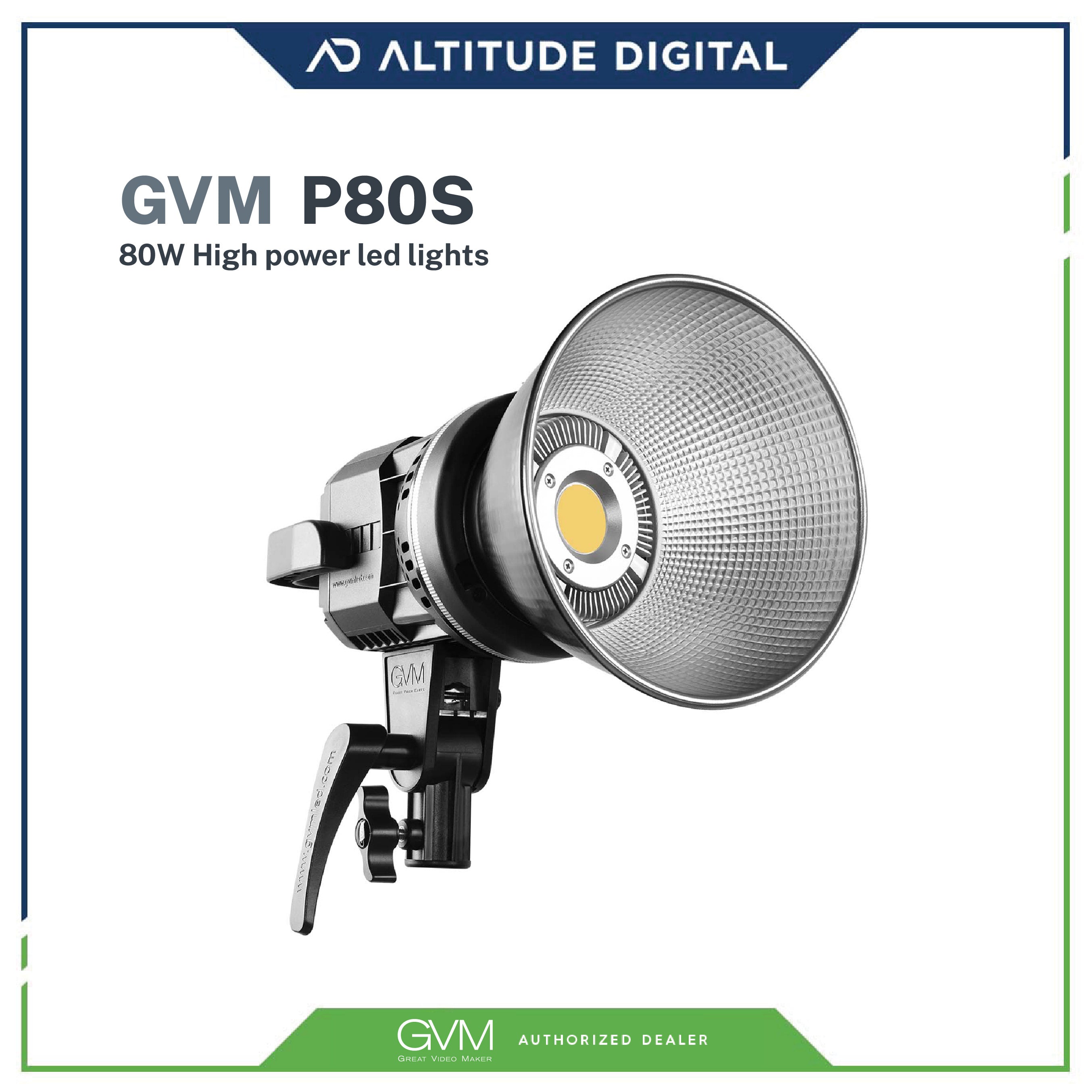 GVM P80S 80W High Power Led Lights