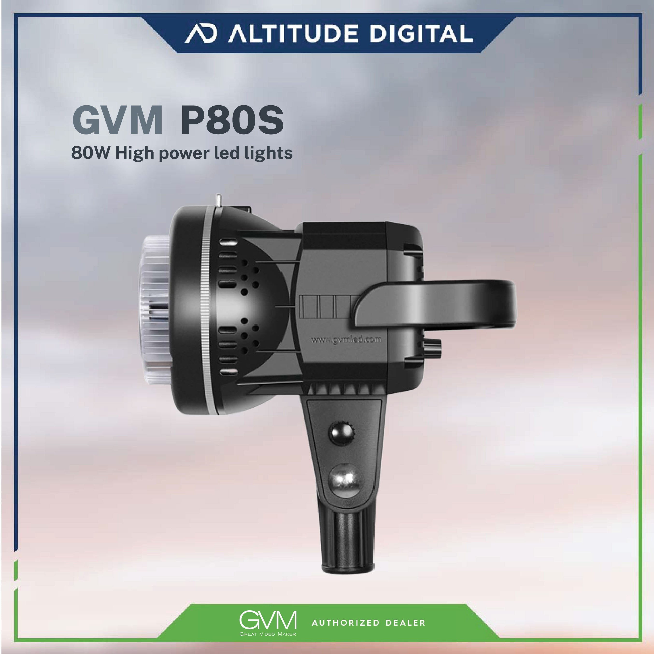 GVM P80S 80W High Power Led Lights