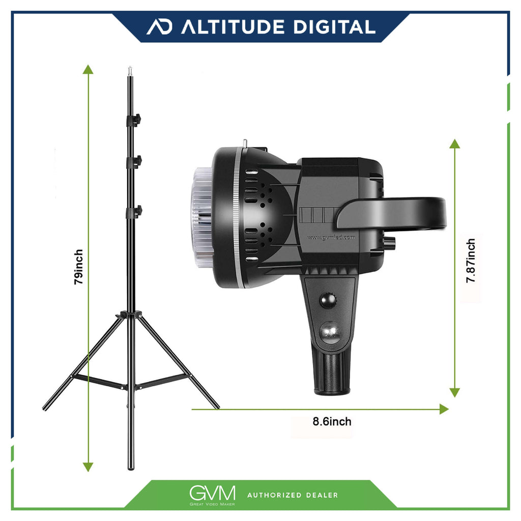 GVM P80S 80W High Power Led Lights