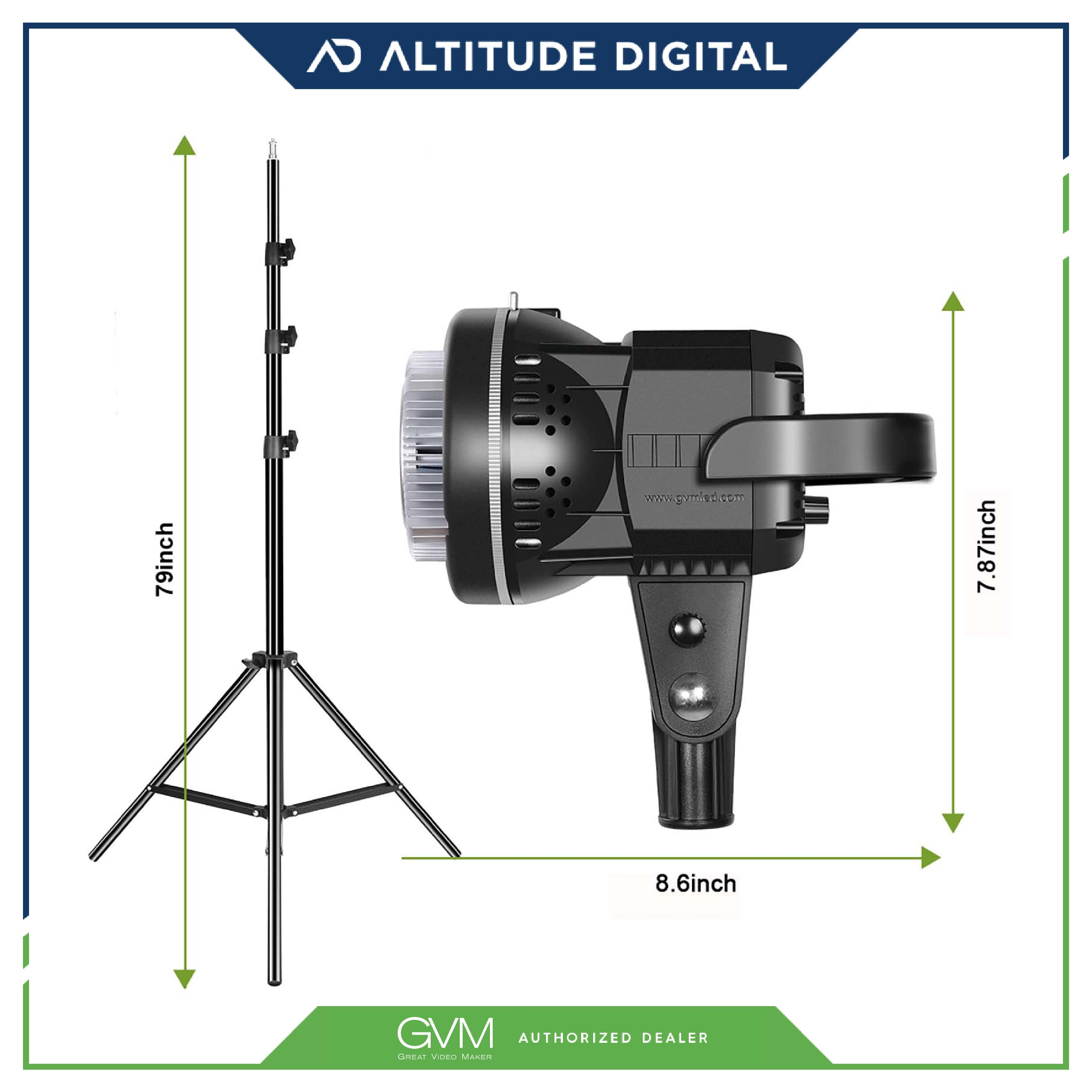 GVM P80S 80W High Power Led Lights