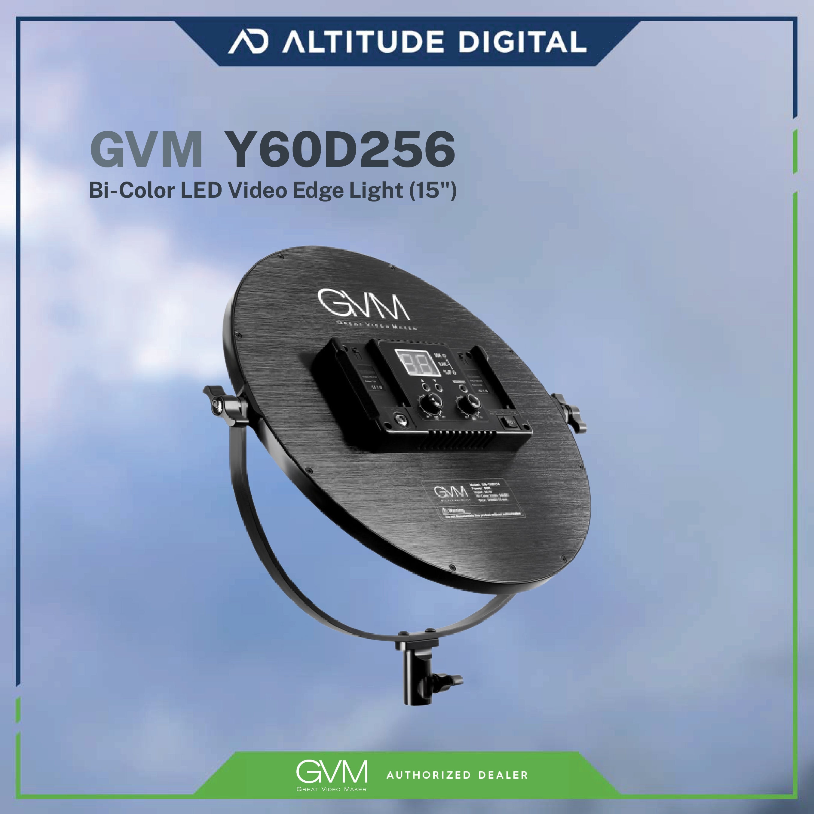 GVM-Y60D 60W Soft Light Bi-Color LED Key Light (15")