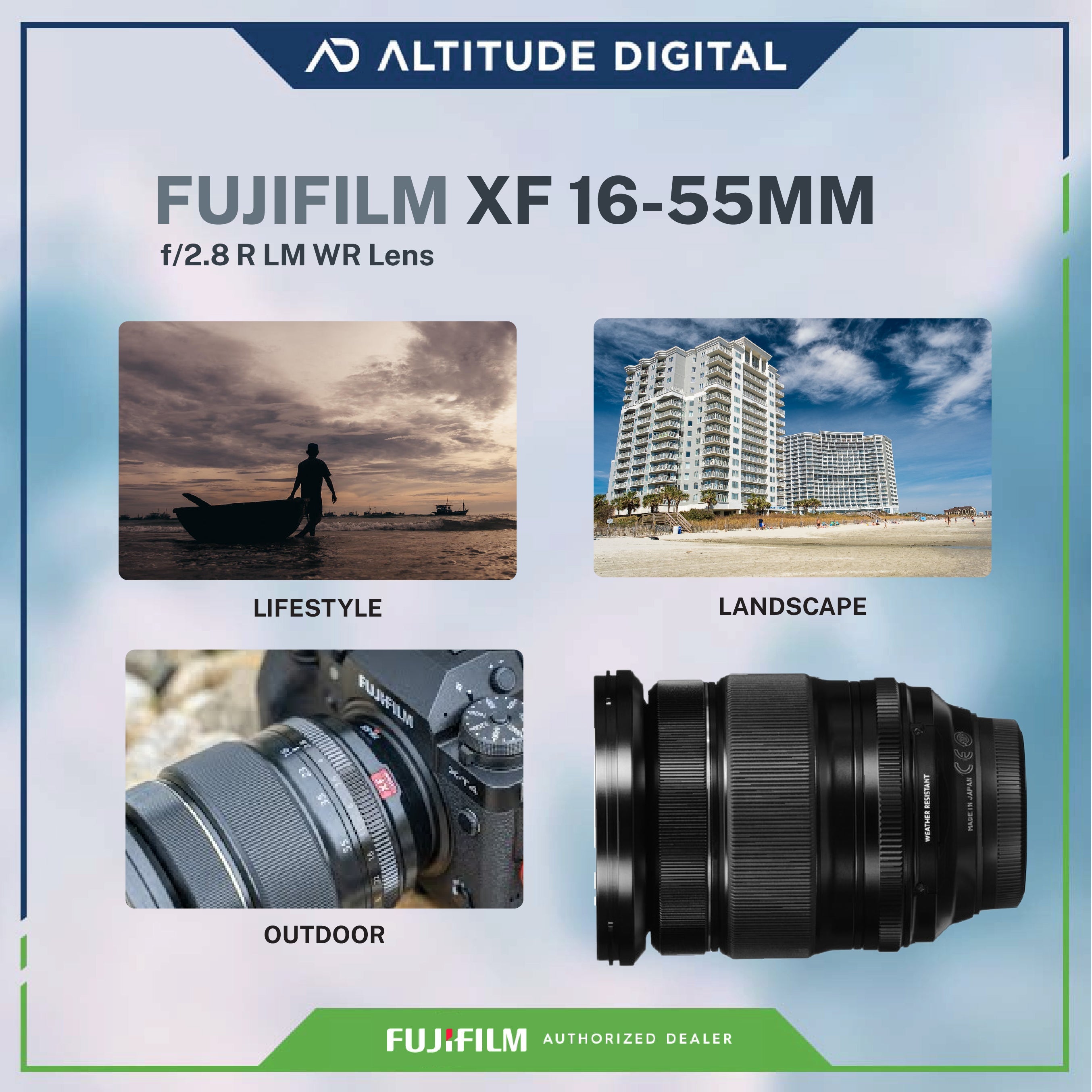 FUJIFILM XF 16-55mm f/2.8 R LM WR Lens