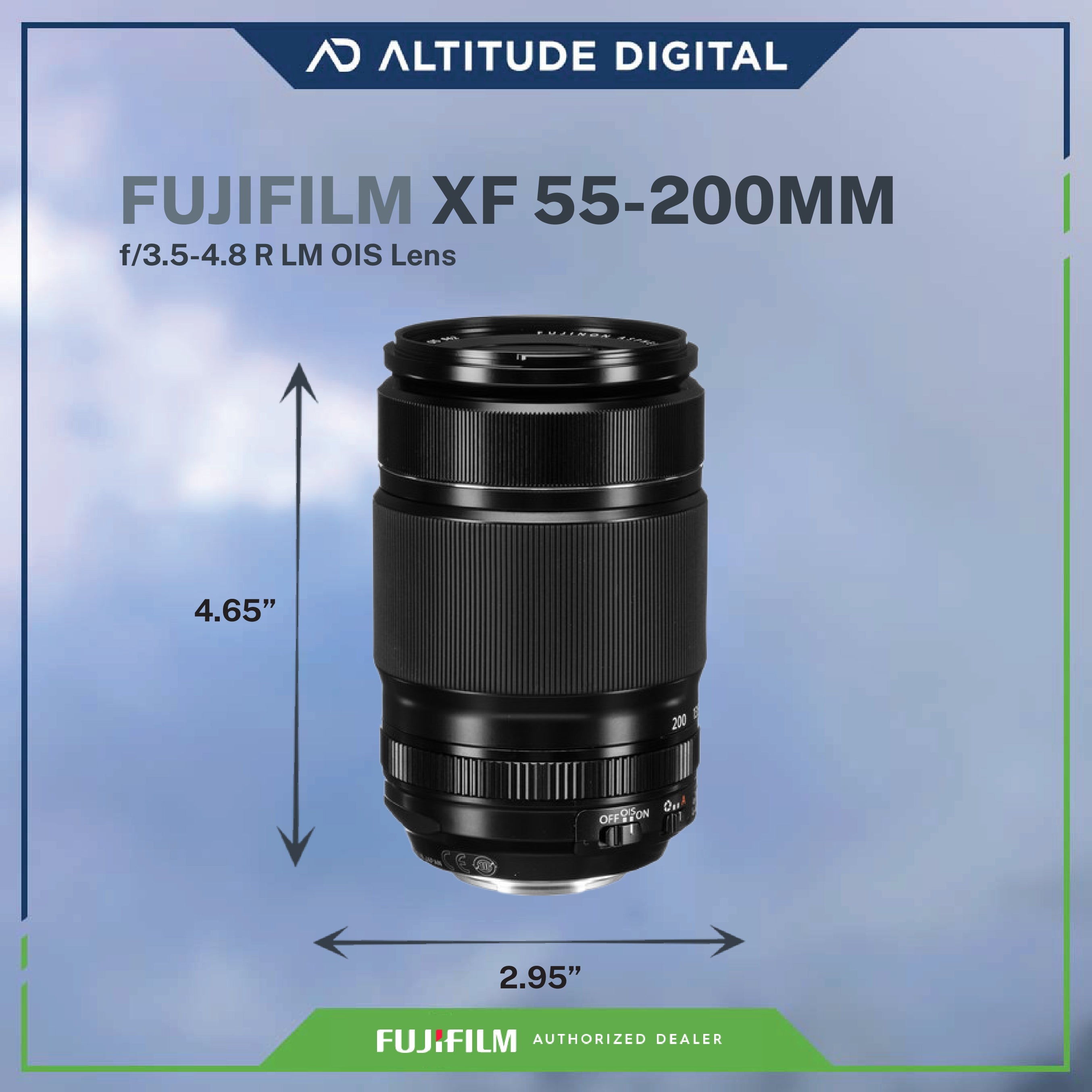 FUJIFILM XF 55-200mm f/3.5-4.8 R LM OIS Lens