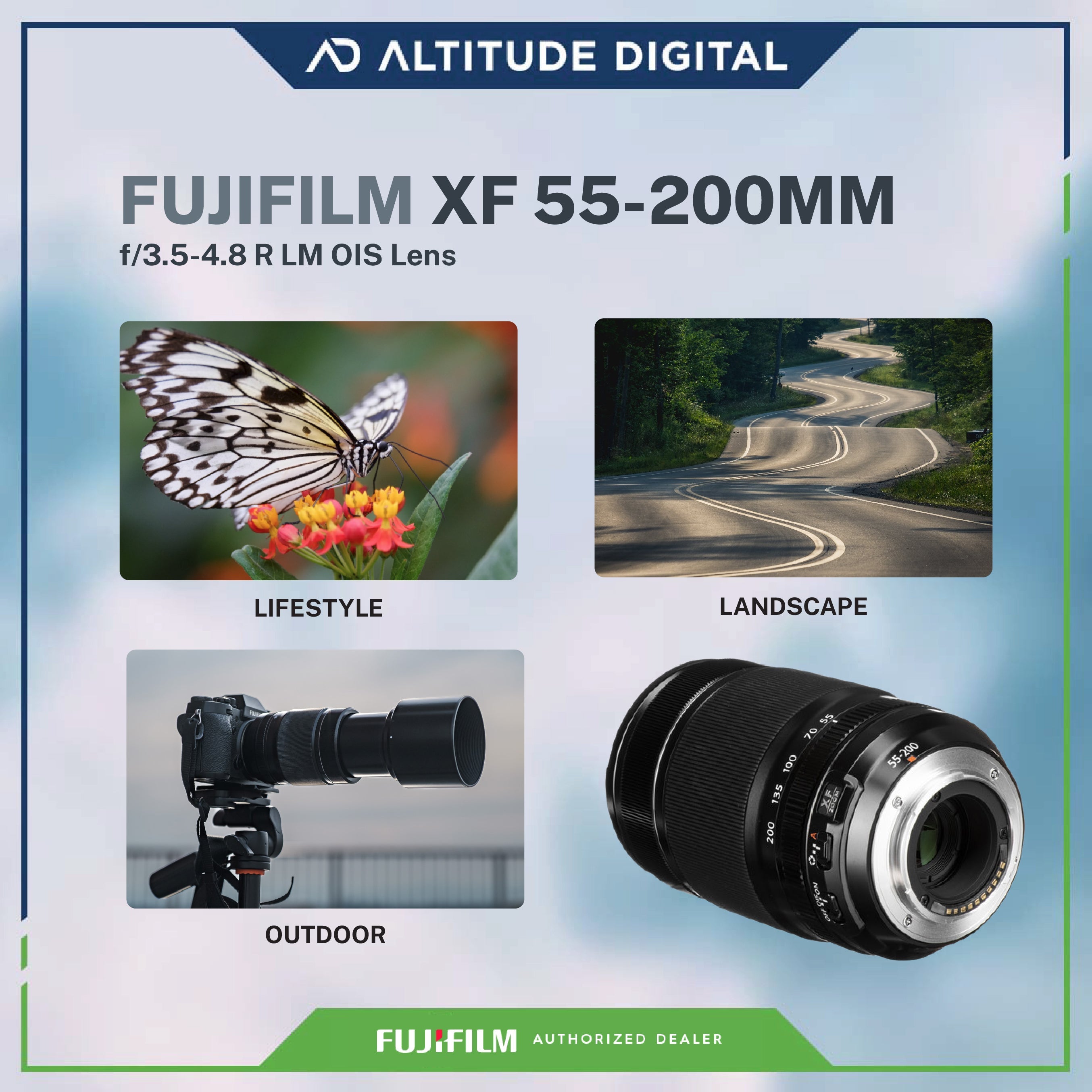 FUJIFILM XF 55-200mm f/3.5-4.8 R LM OIS Lens