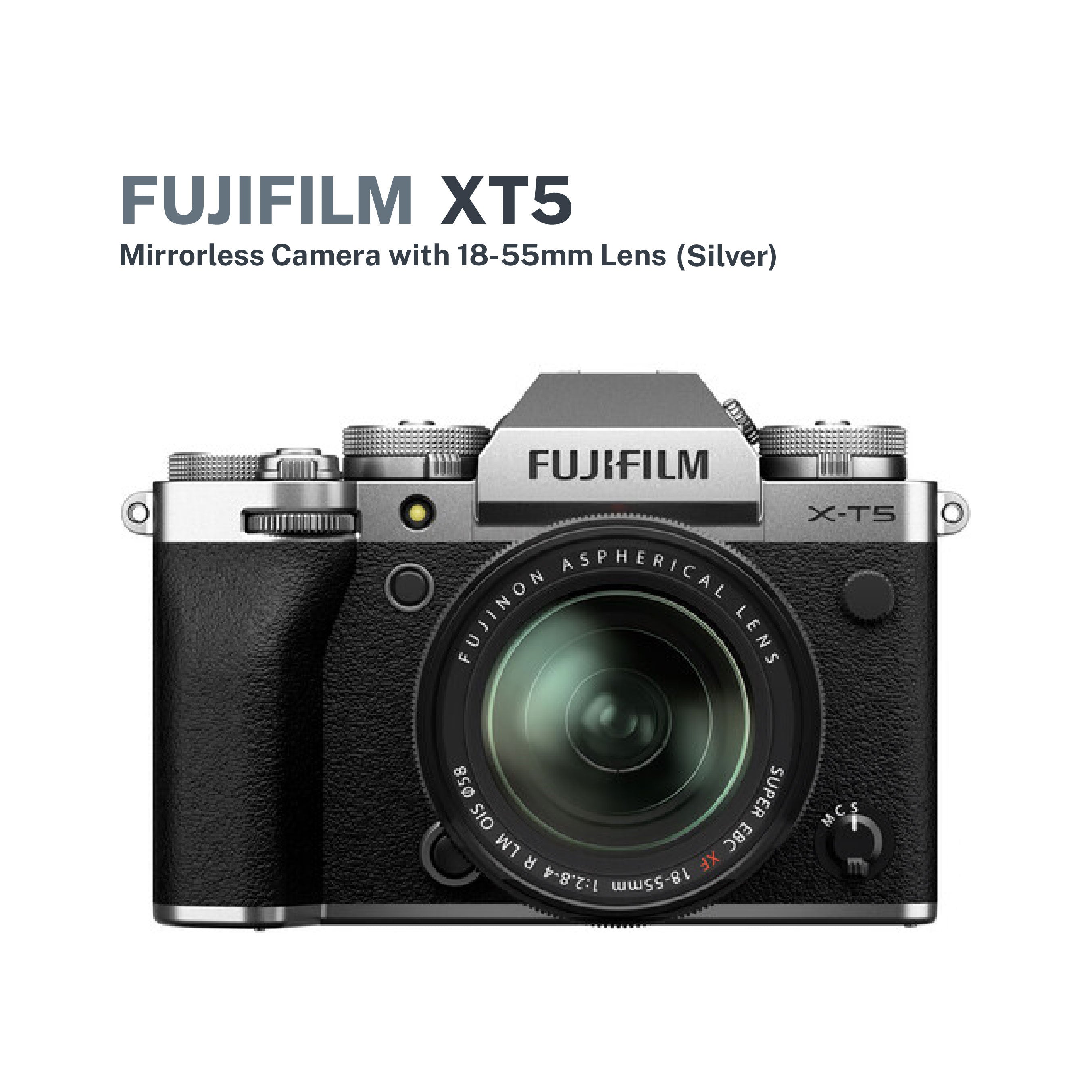 FUJIFILM X-T5 Mirrorless Camera with 18-55mm Lens