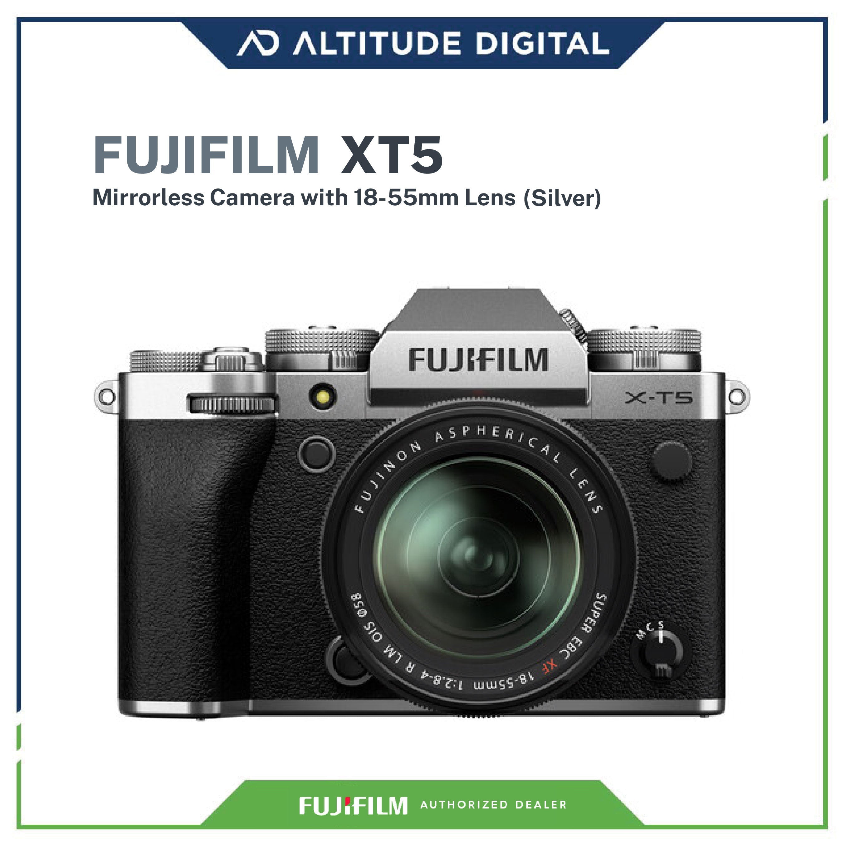 FUJIFILM X-T5 Mirrorless Camera with 18-55mm Lens
