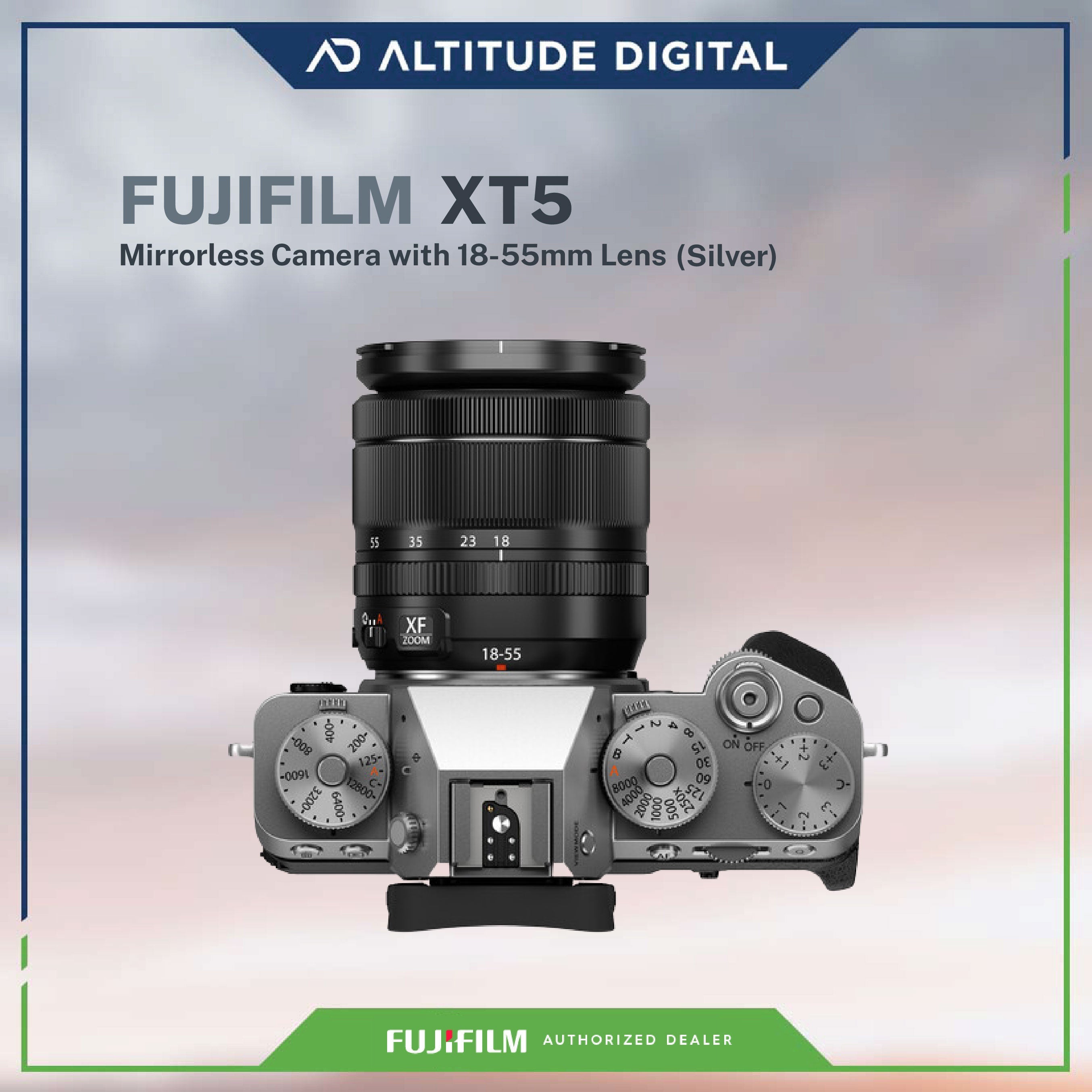 FUJIFILM X-T5 Mirrorless Camera with 18-55mm Lens