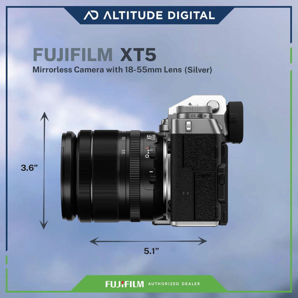 FUJIFILM X-T5 Mirrorless Camera with 18-55mm Lens