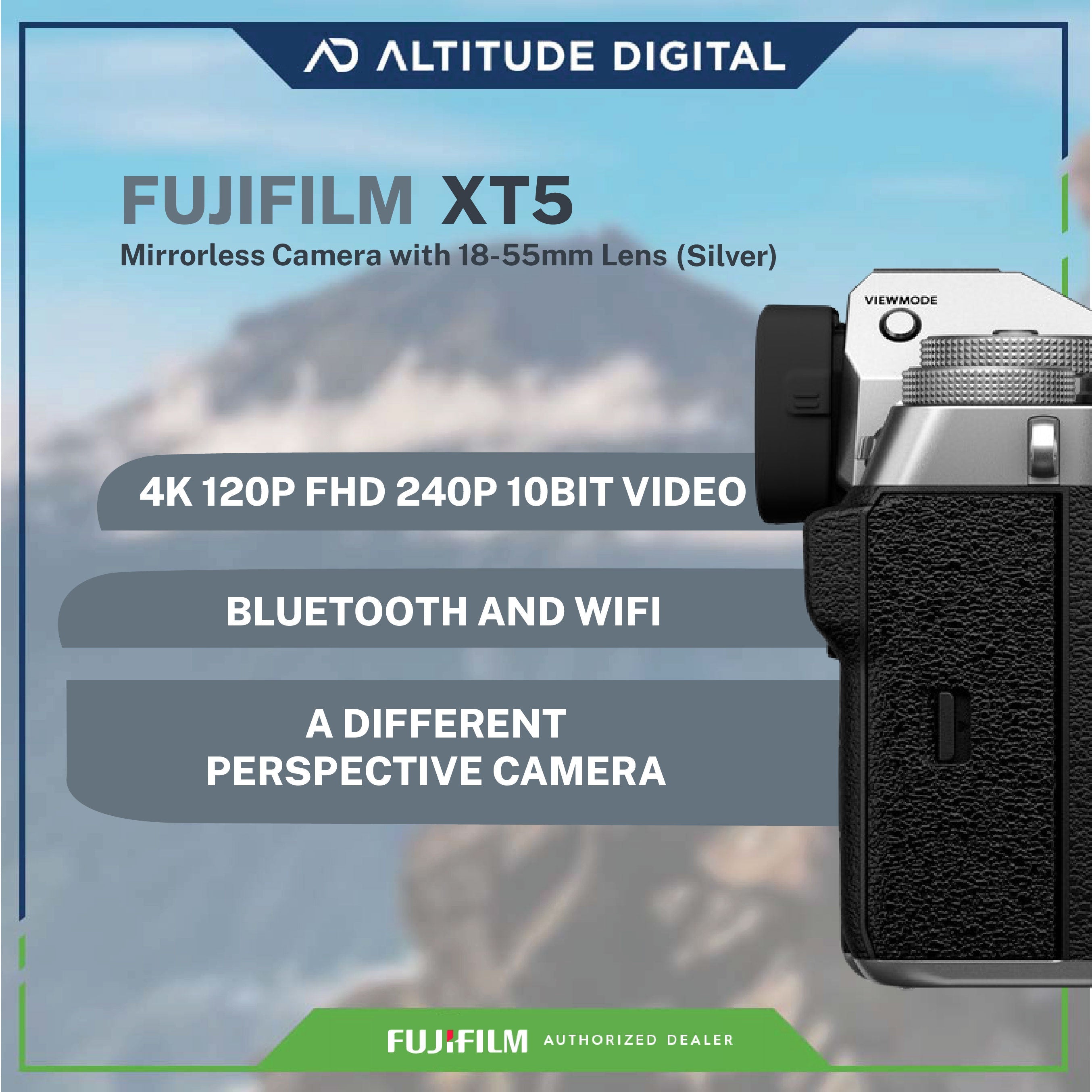 FUJIFILM X-T5 Mirrorless Camera with 18-55mm Lens