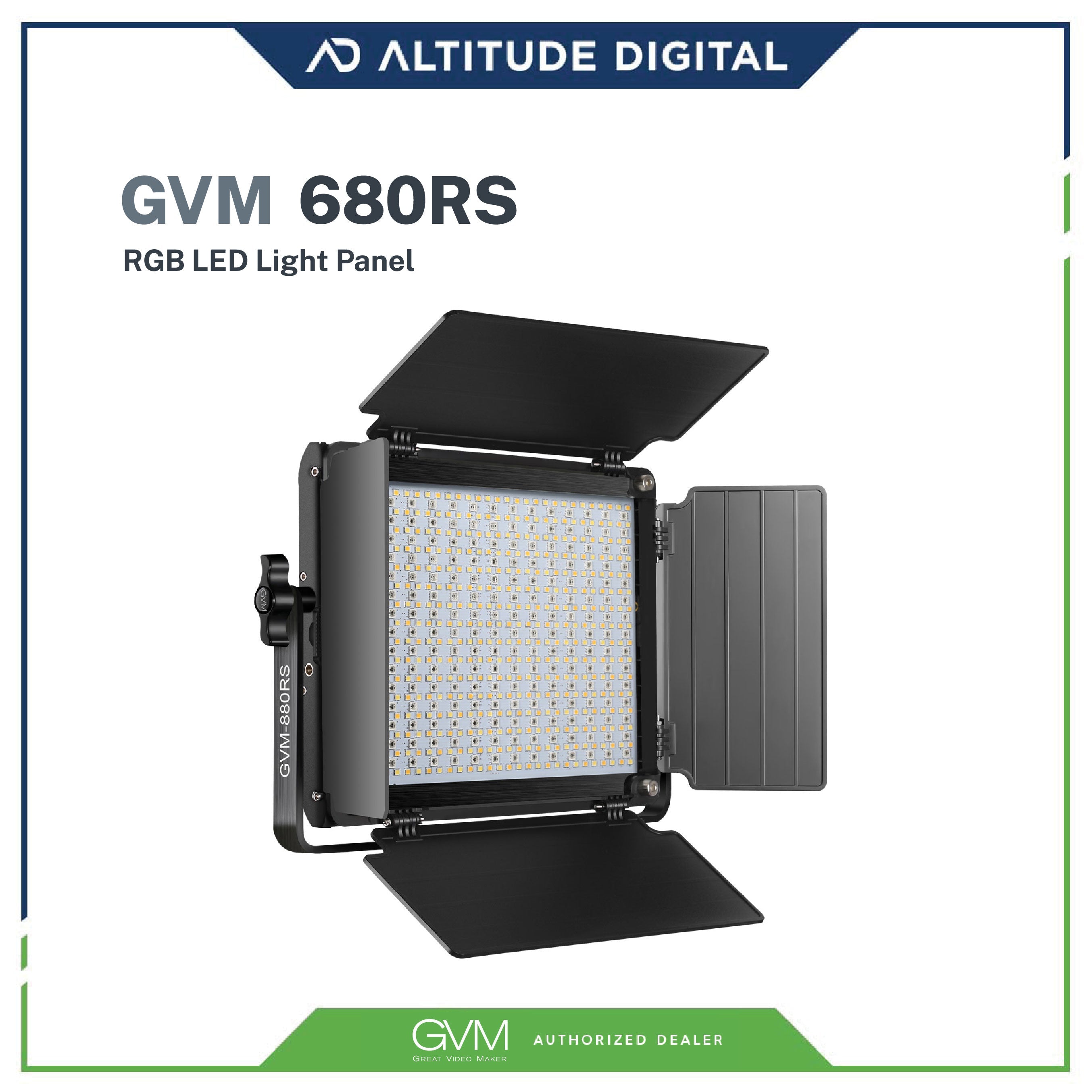 GVM 680RS 50W RGB LED Studio Video Light