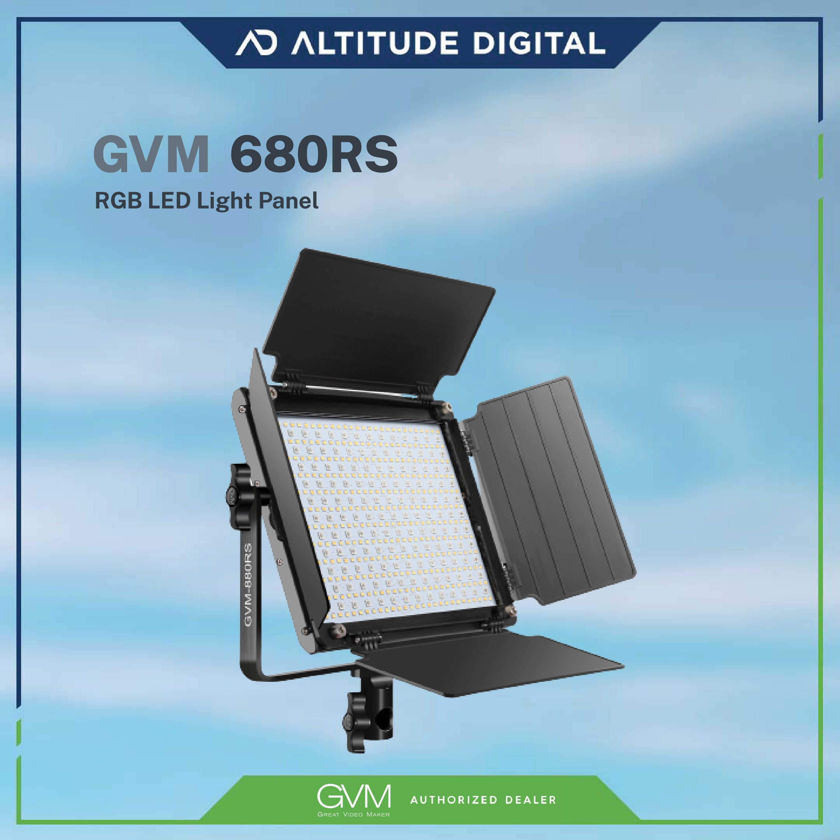 GVM 680RS 50W RGB LED Studio Video Light