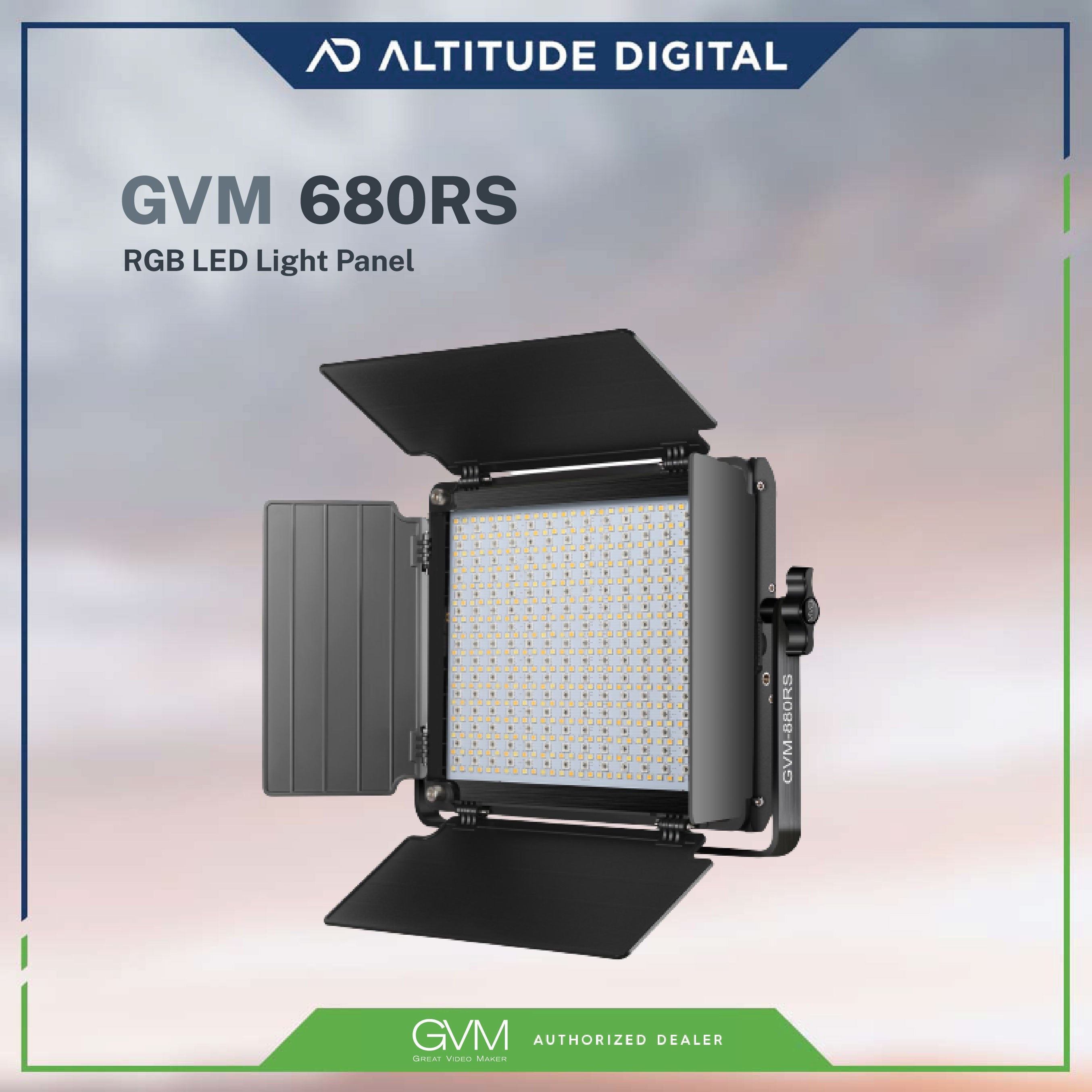 GVM 680RS 50W RGB LED Studio Video Light
