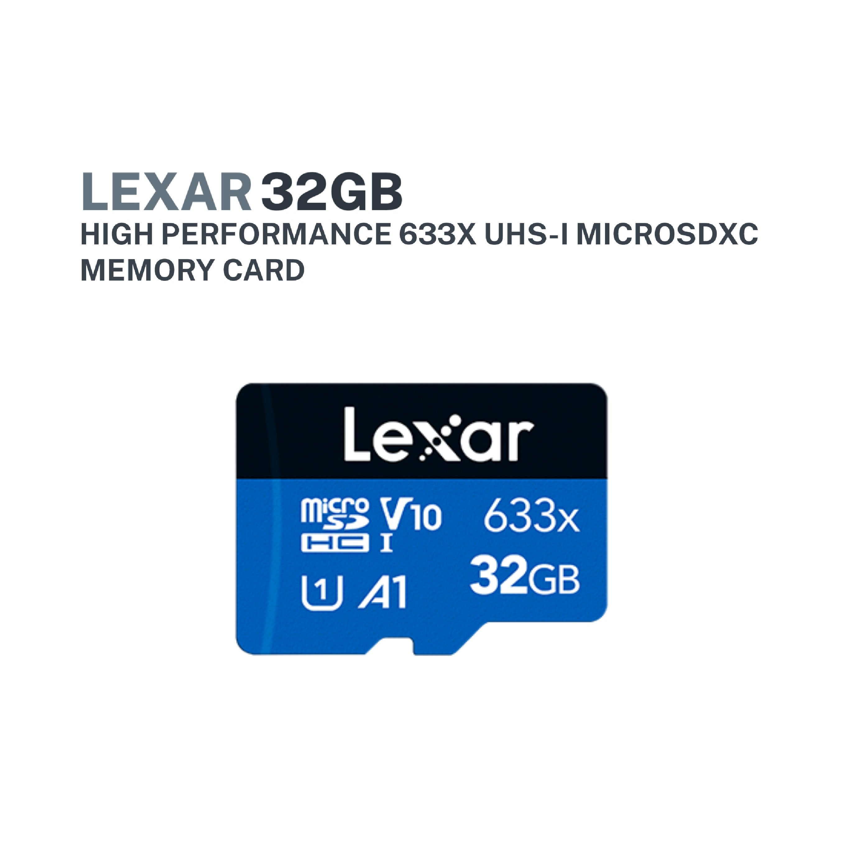 Lexar High-Performance 633x UHS-I microSDXC Memory Card