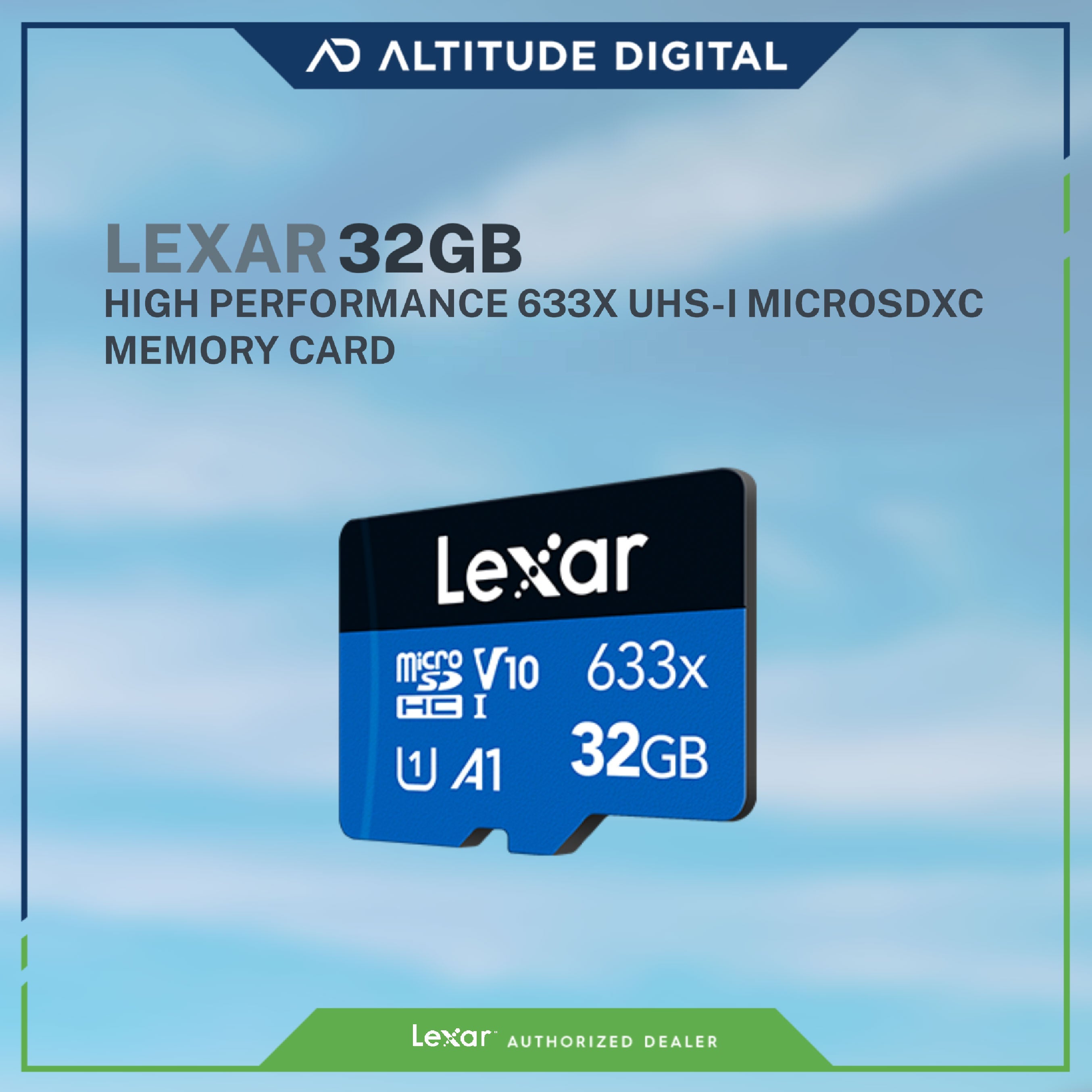 Lexar High-Performance 633x UHS-I microSDXC Memory Card