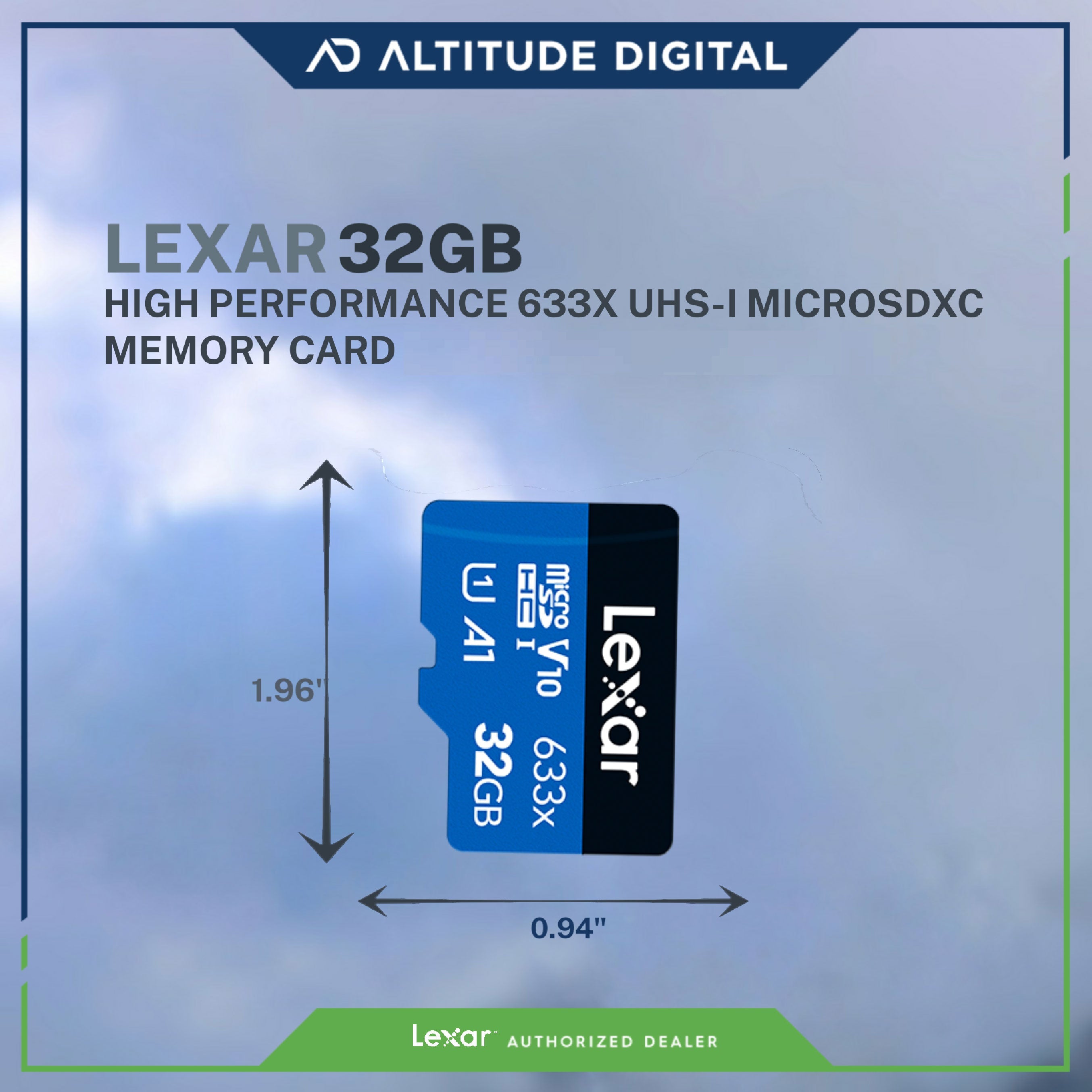 Lexar High-Performance 633x UHS-I microSDXC Memory Card