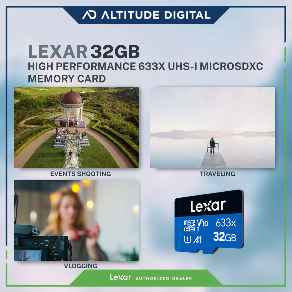 Lexar High-Performance 633x UHS-I microSDXC Memory Card