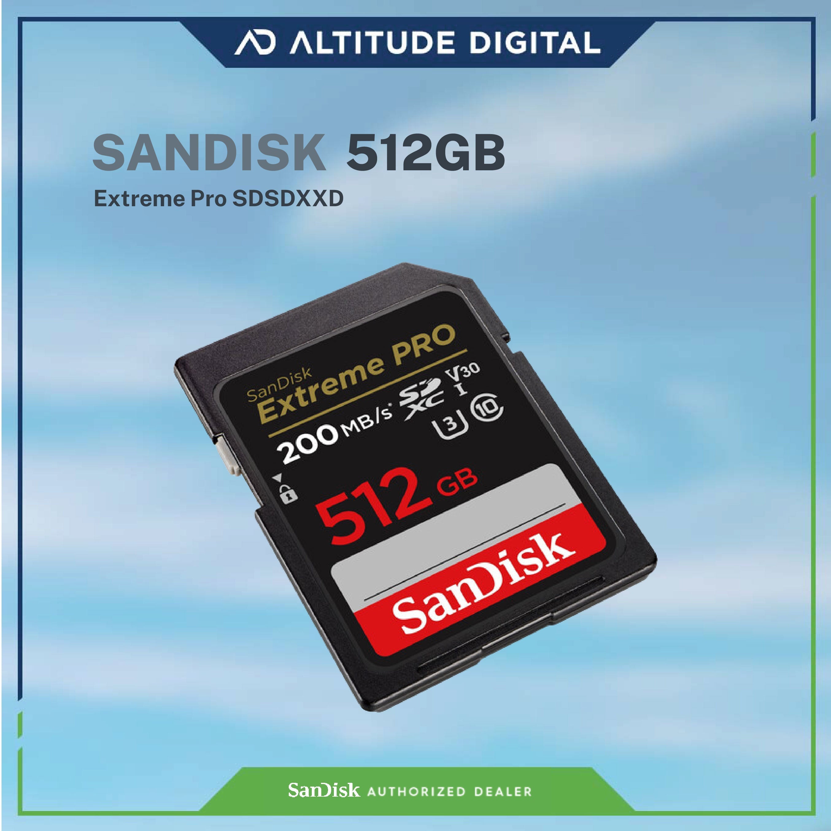 Sandisk Extreme Pro SDSDXXD 128, 256, 512GB