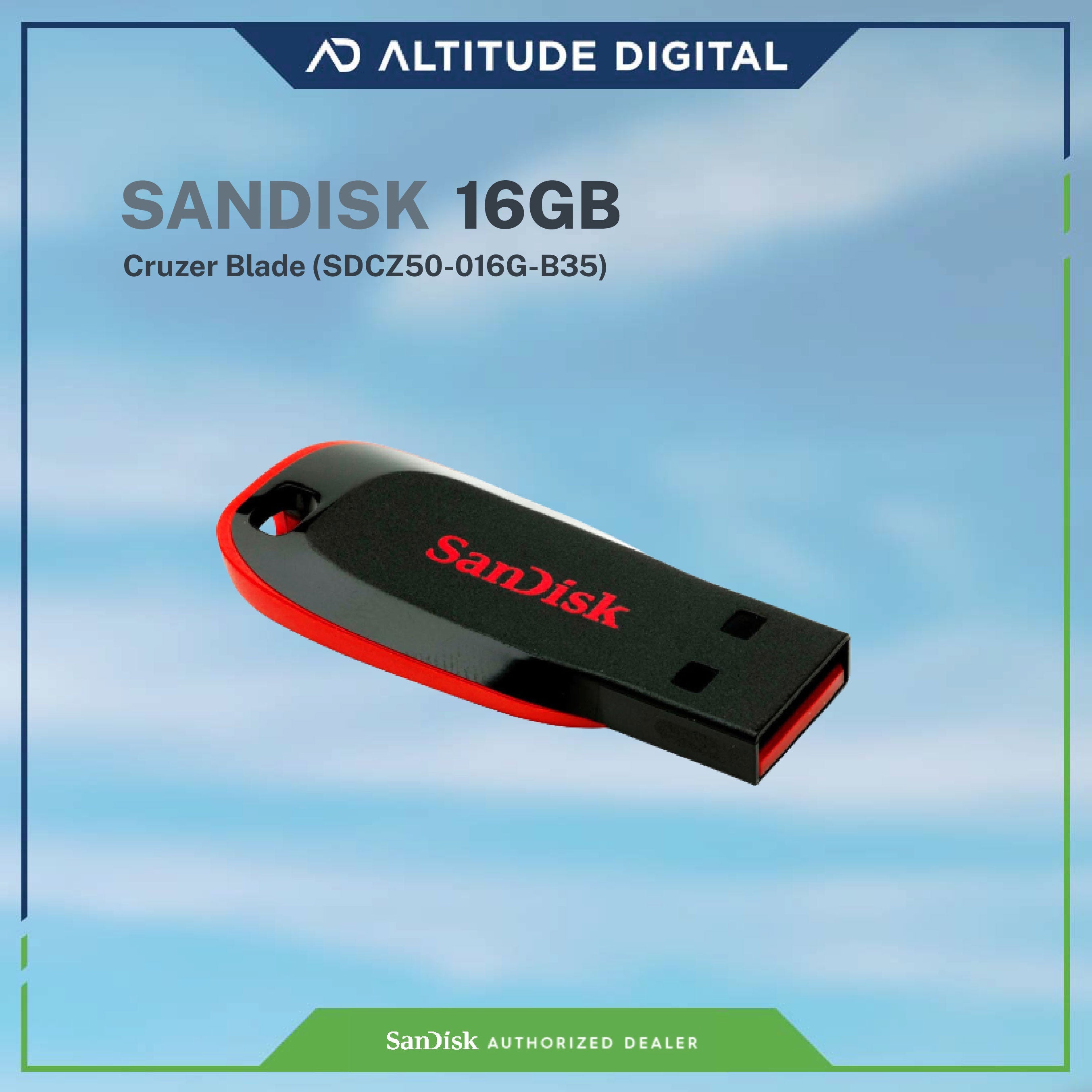 Sandisk Cruzer Blade CZ50 USB Flash Drive - Black