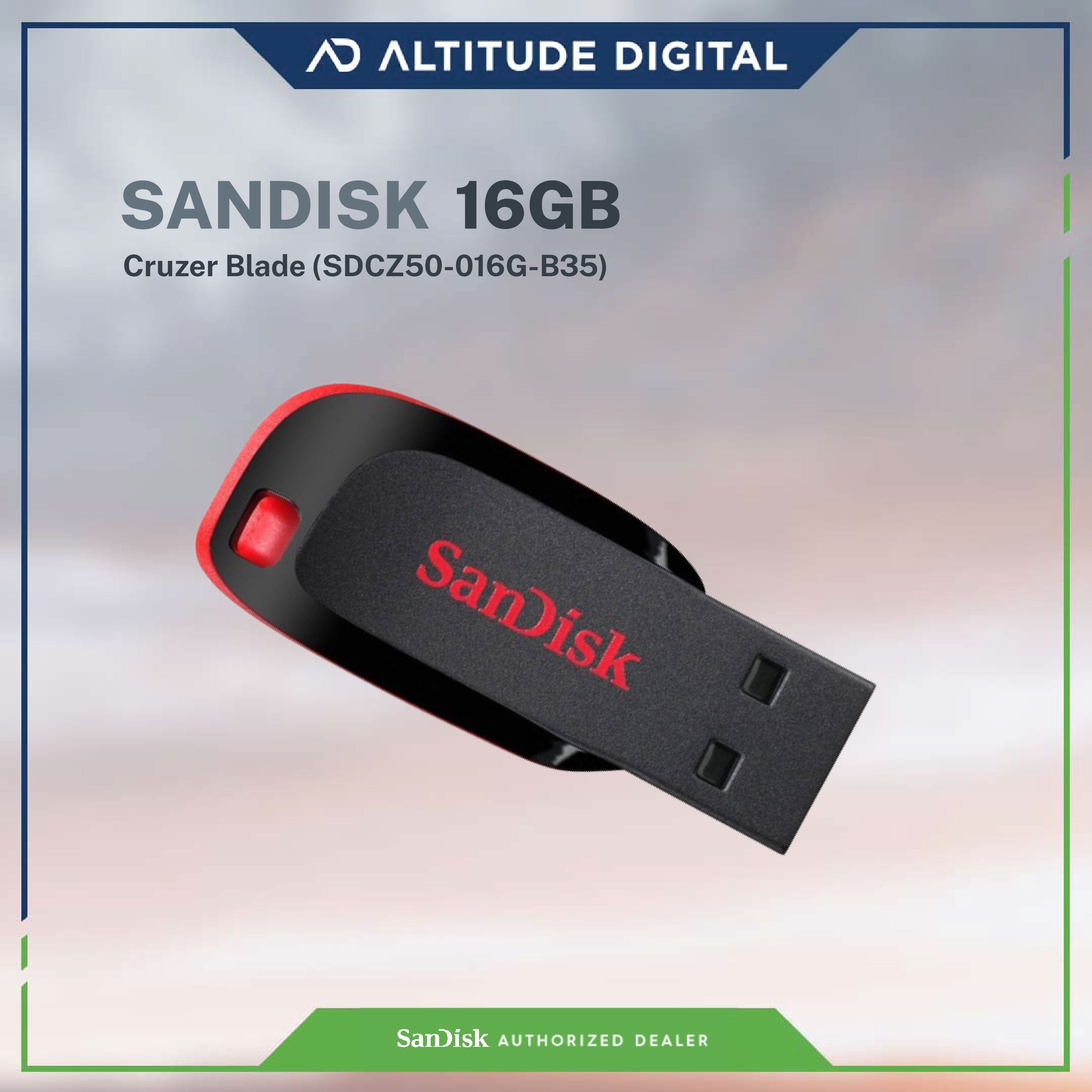 Sandisk Cruzer Blade CZ50 USB Flash Drive - Black
