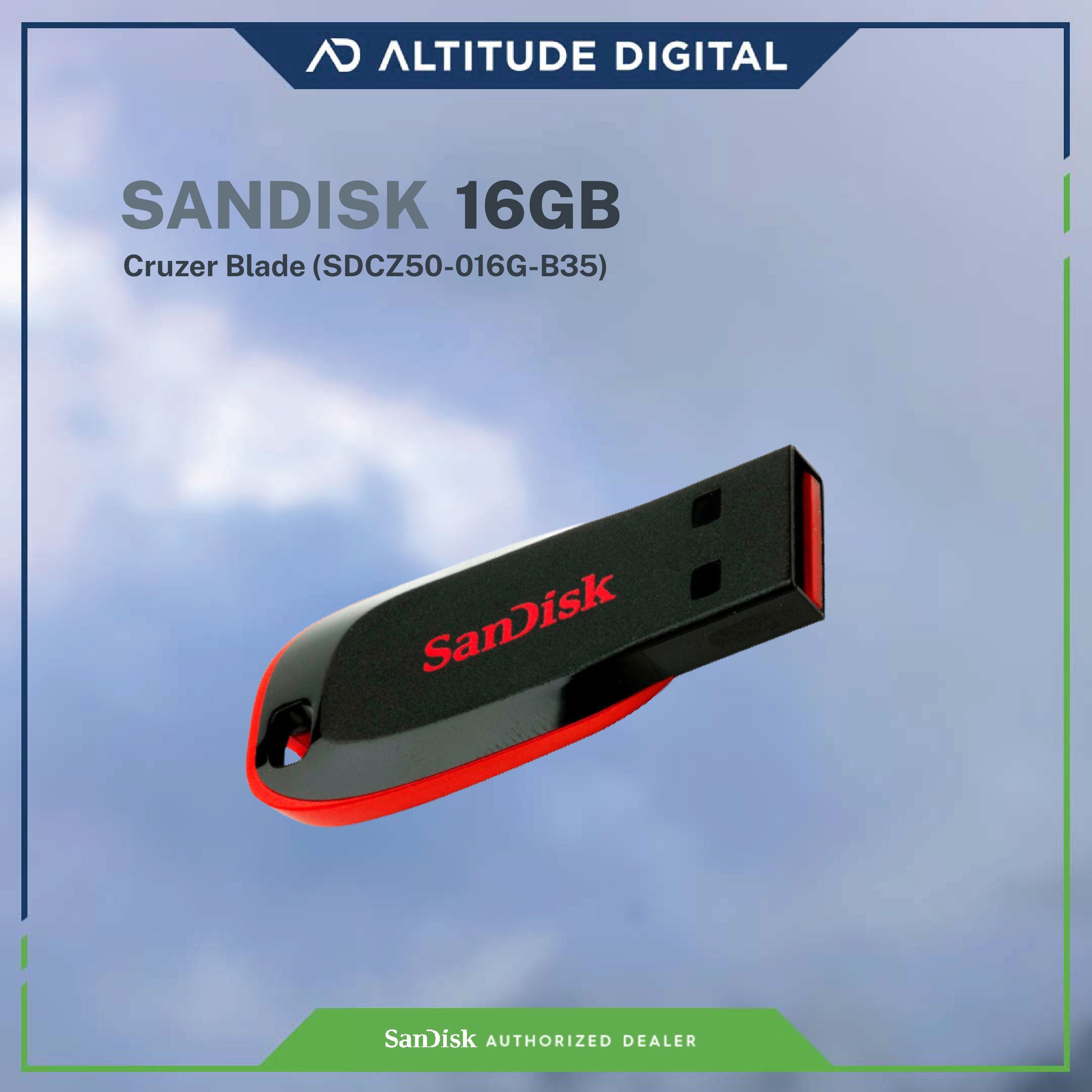 Sandisk Cruzer Blade CZ50 USB Flash Drive - Black
