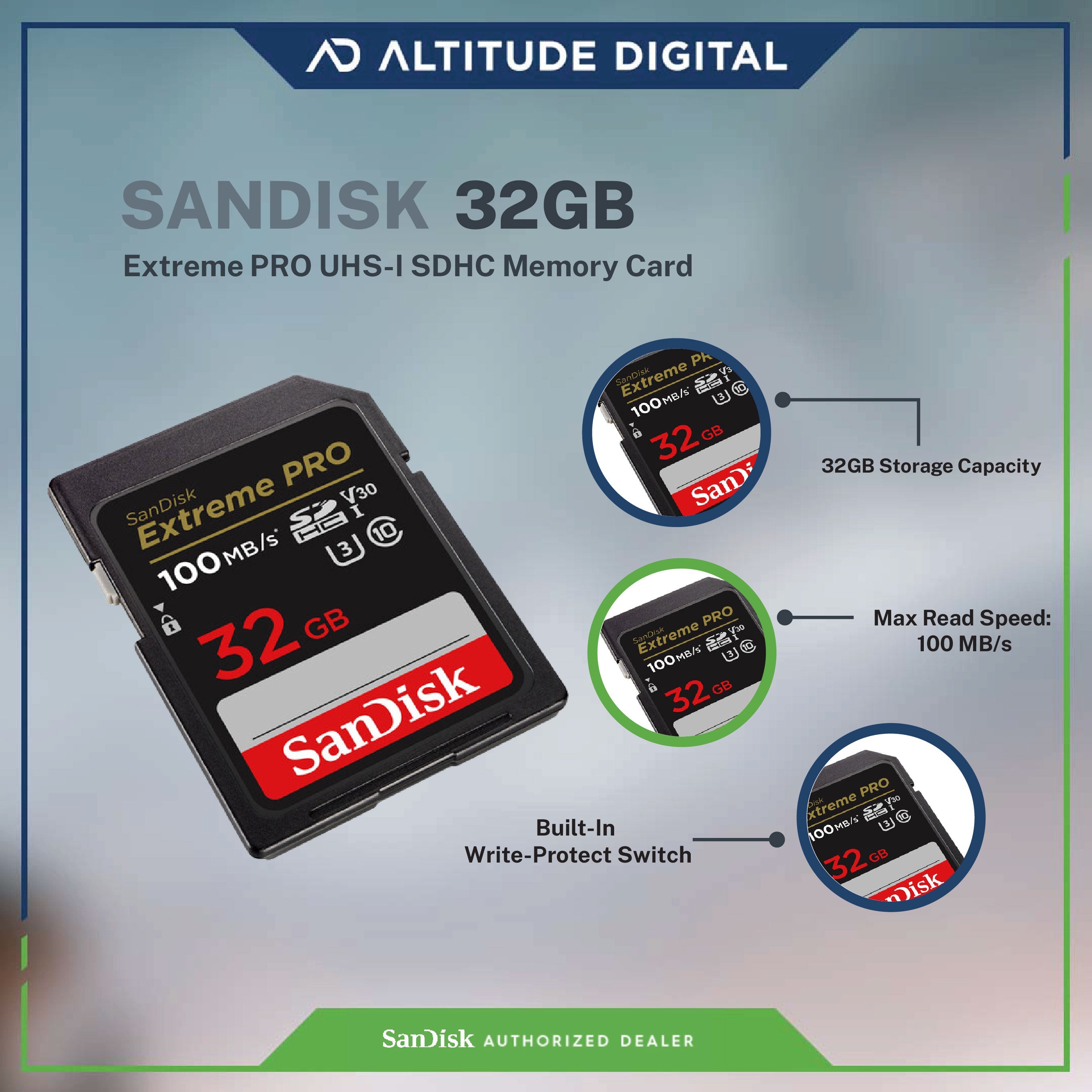 SanDisk Extreme Pro SDHC, SDXXO 32GB
