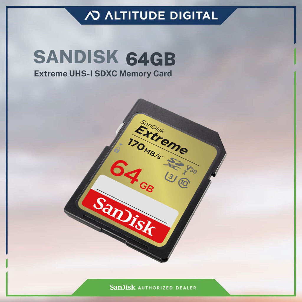 SanDisk Extreme SDXC, SDXV2 64GB