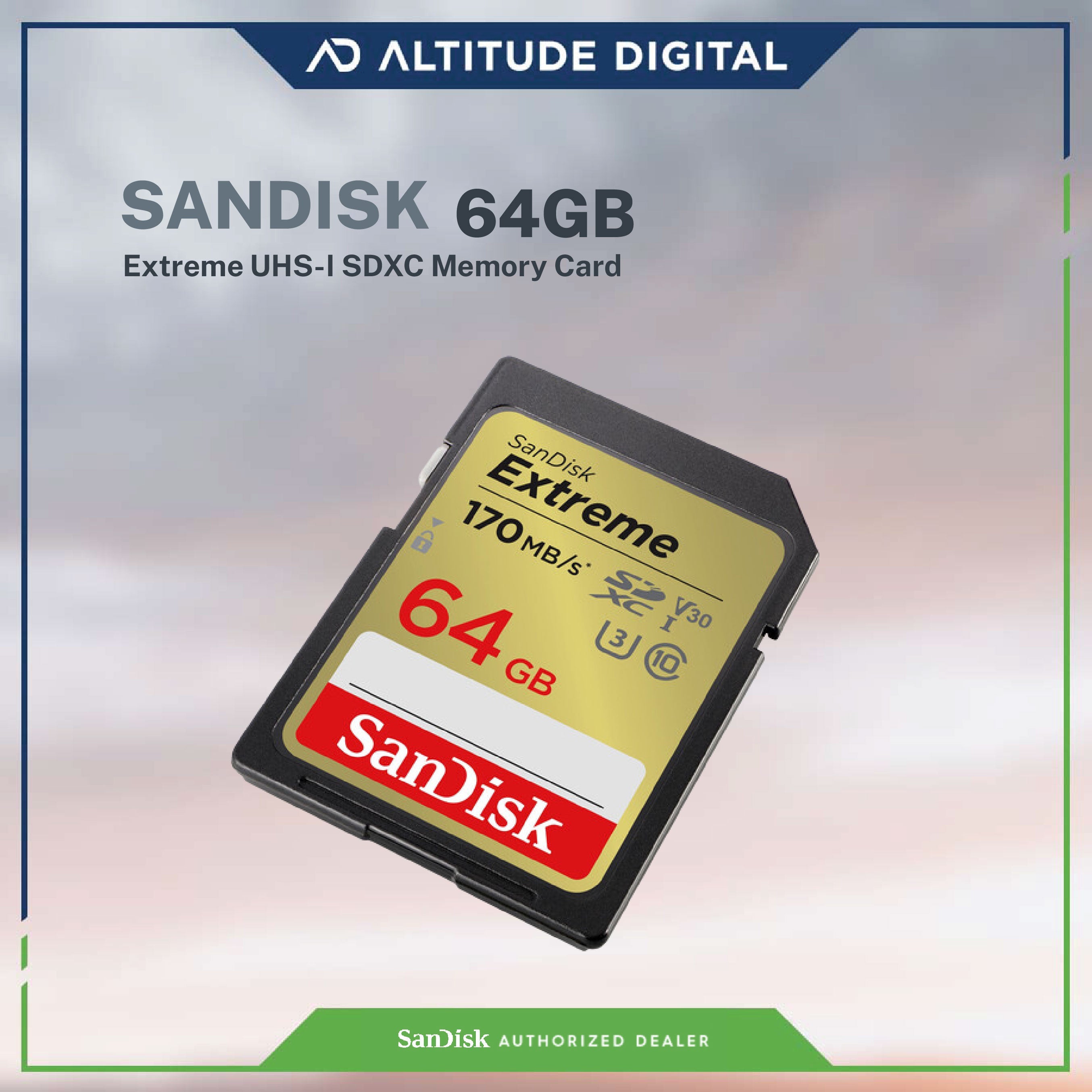 SanDisk Extreme SDXC, SDXV2 64GB