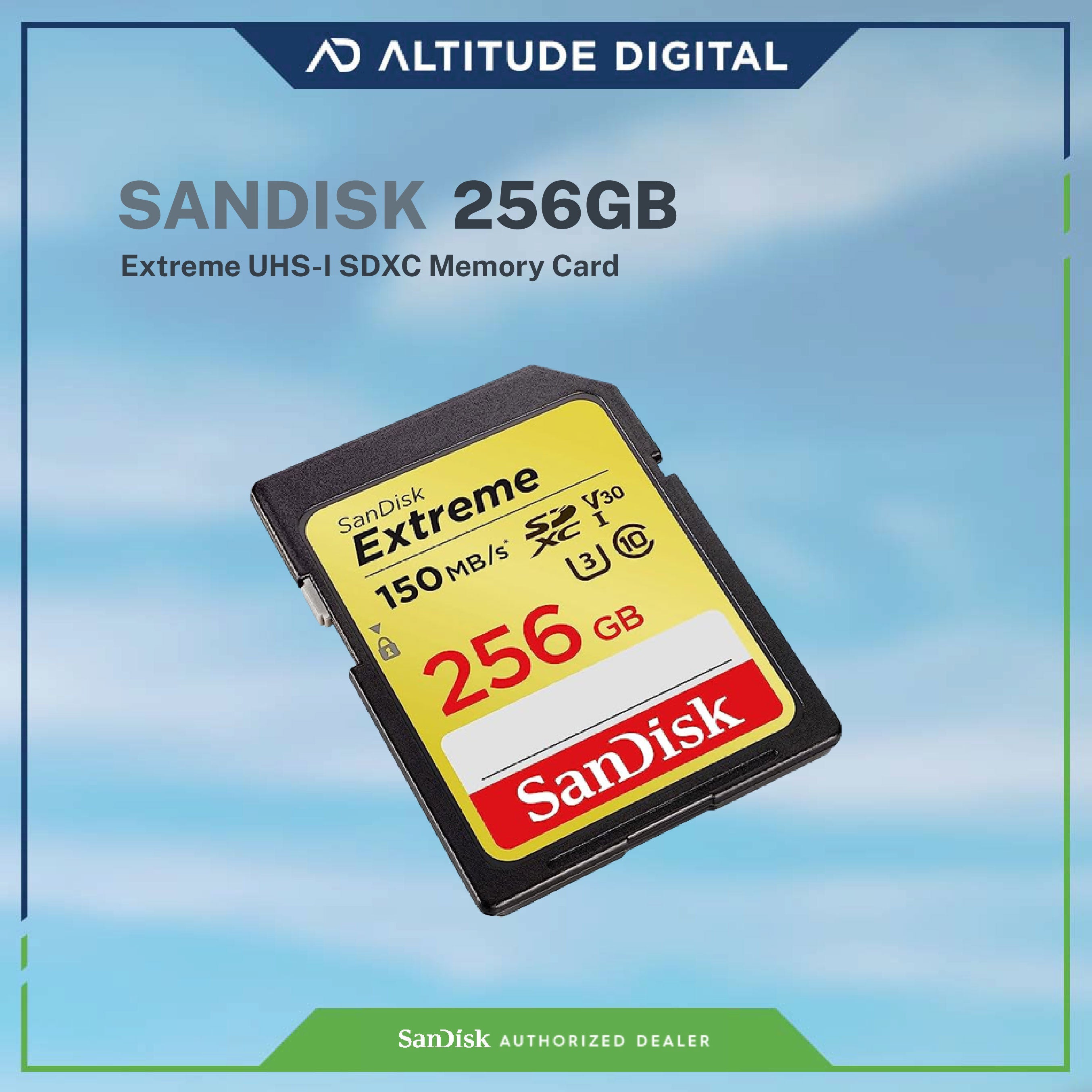 SanDisk Extreme SDXC, SDXVV 256GB
