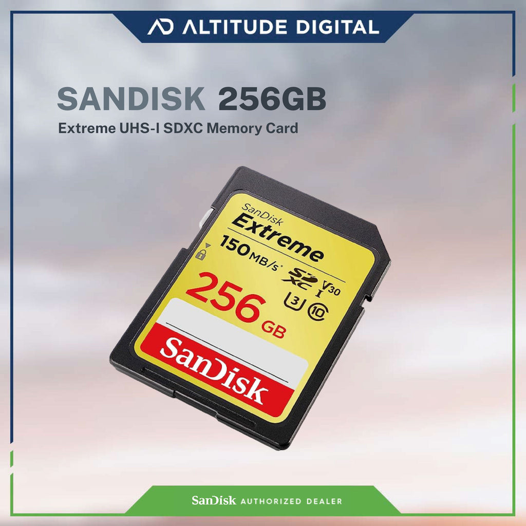 SanDisk Extreme SDXC, SDXVV 256GB