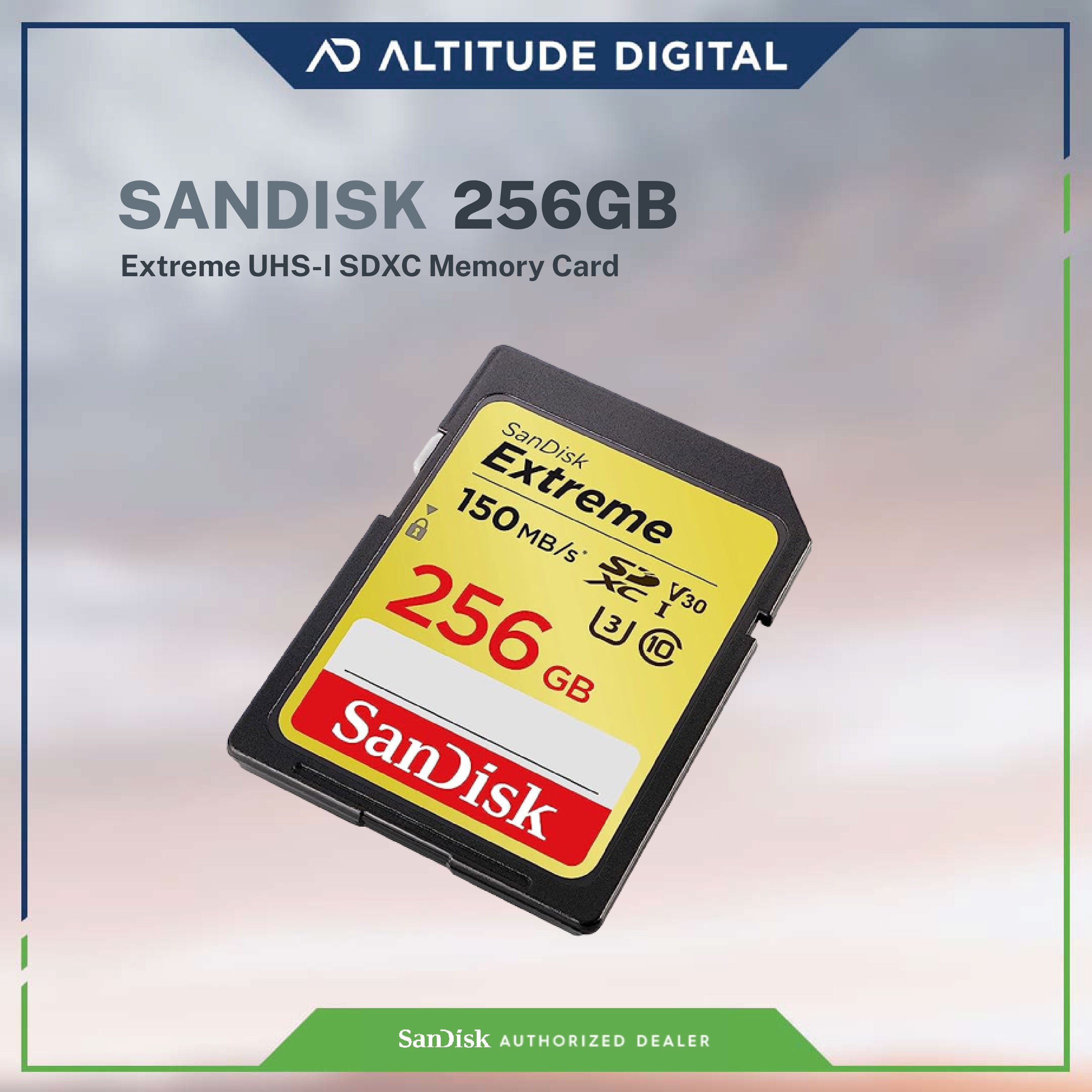 SanDisk Extreme SDXC, SDXVV 256GB