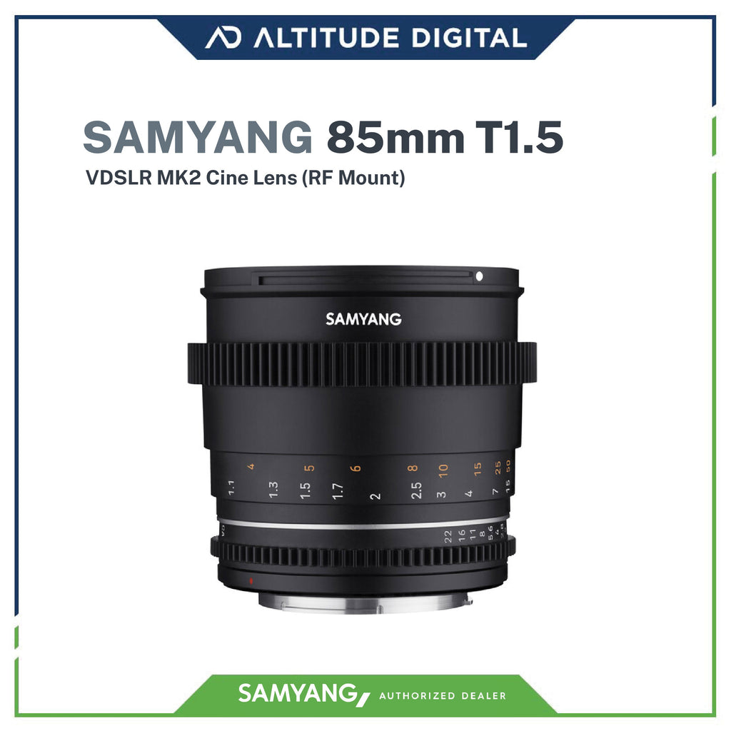 SAMYANG 85mm T1.5 VDSLR MK2 -Canon RF