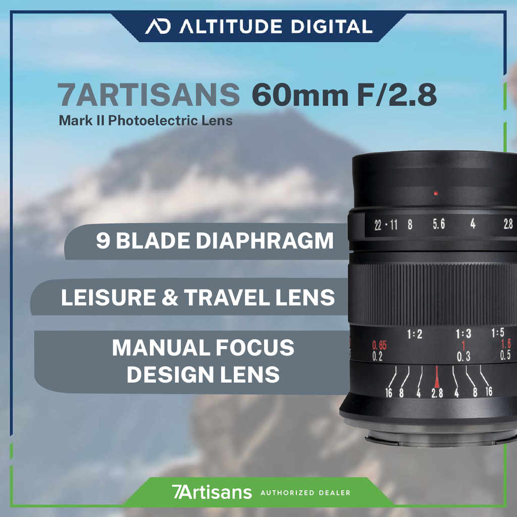 7Artisans 60mm f2.8 Photoelectric Macro Lens Mark II