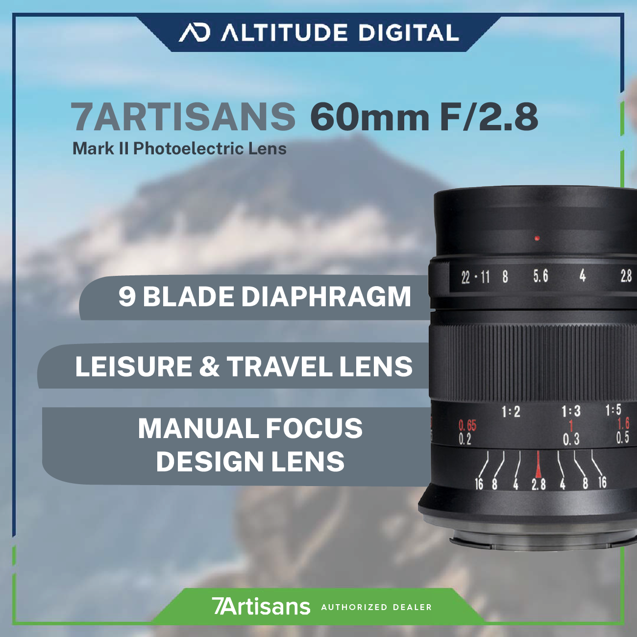 7Artisans 60mm f2.8 Photoelectric Macro Lens Mark II