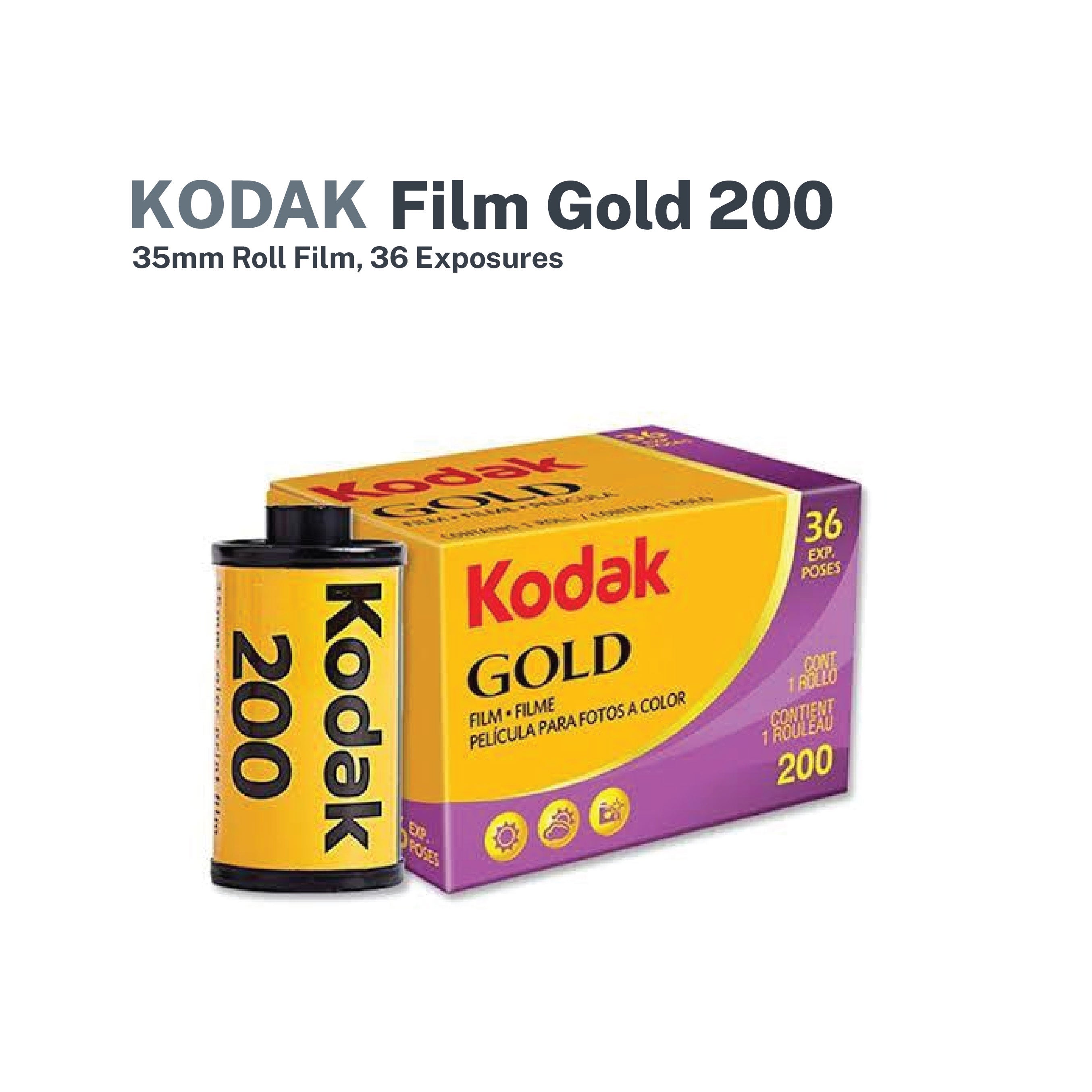 Kodak Film Gold 200 Color Film Roll