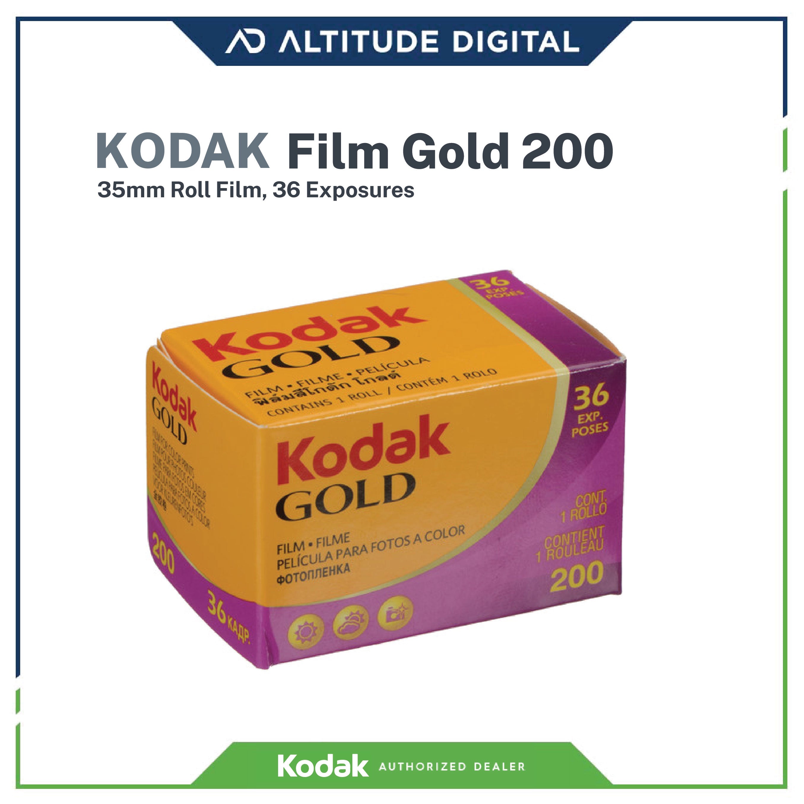 Kodak Film Gold 200 Color Film Roll