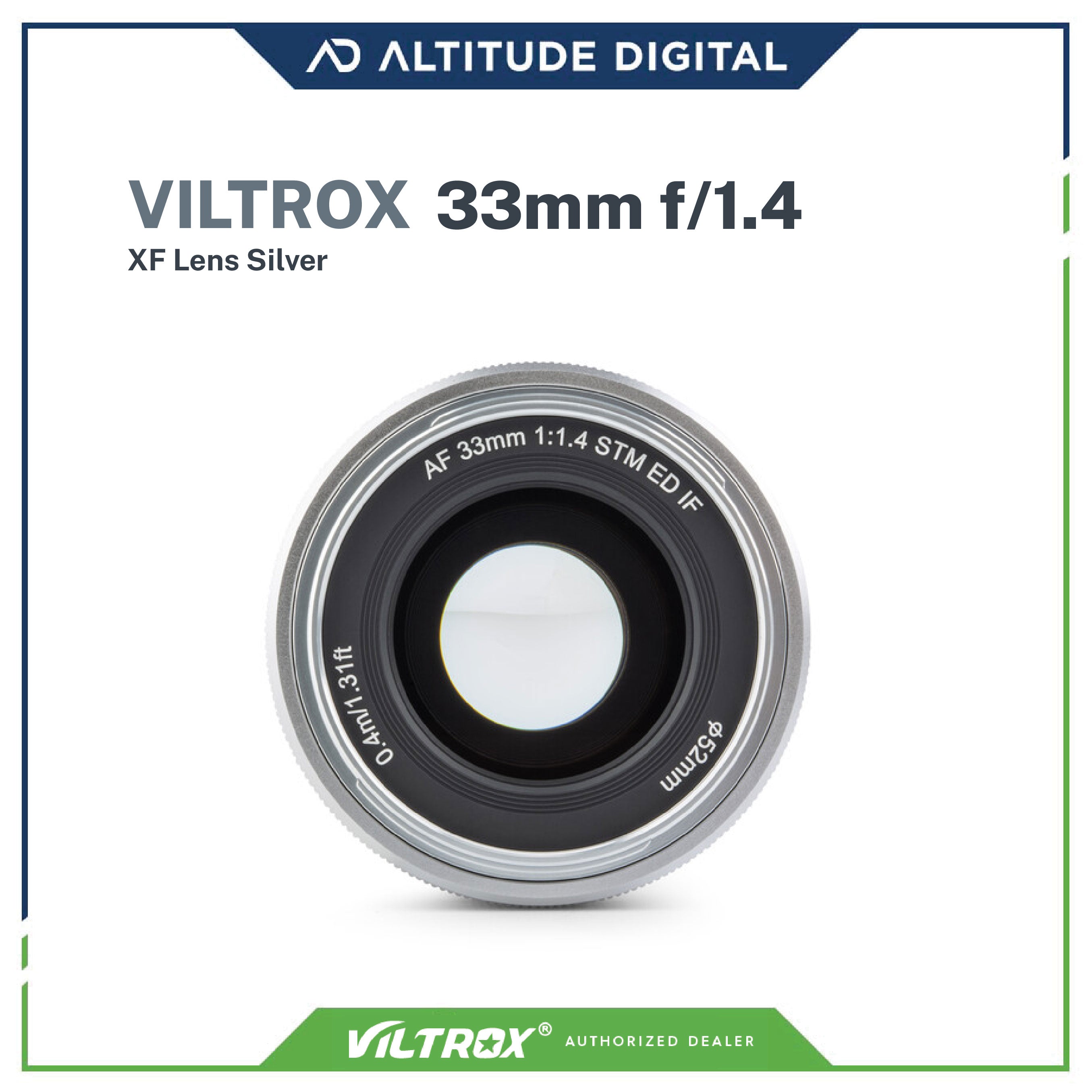 Viltrox AF 33/1.4 Fujifilm X - Silver